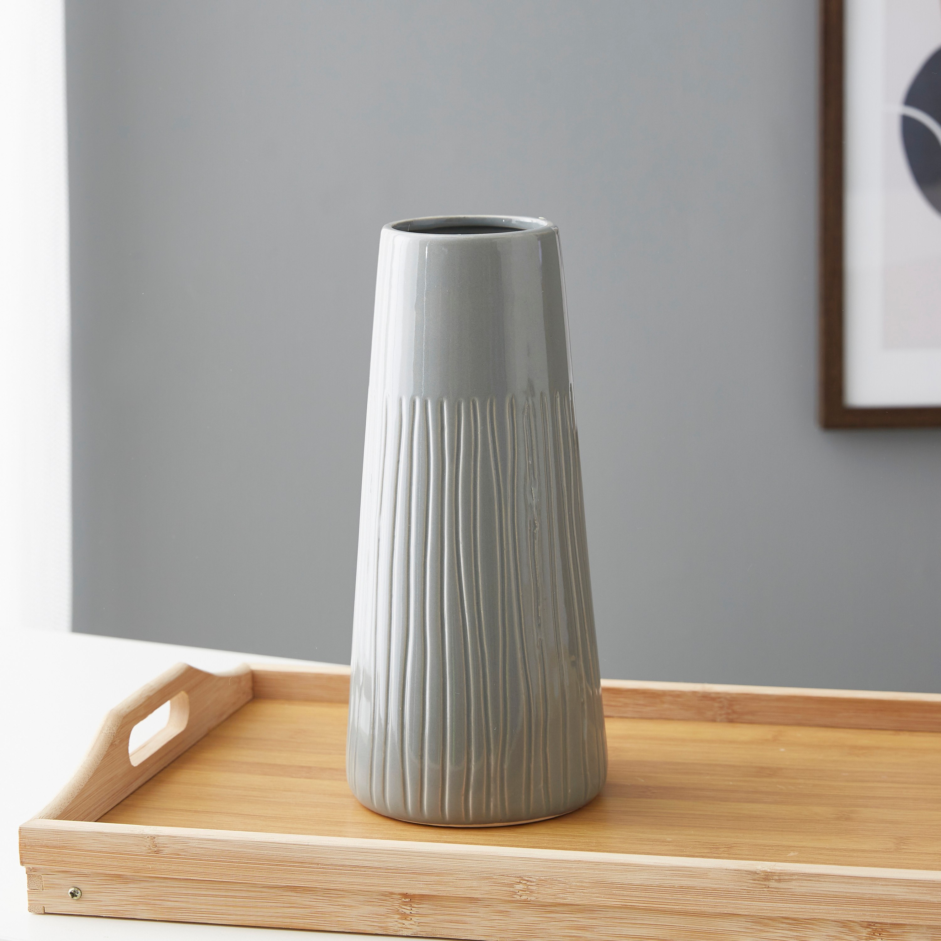 مزهرية سيراميك من سانسا - 12.5x12.5x27.5  سم-hbxbedroom-decorandaccessories-vases-image-2