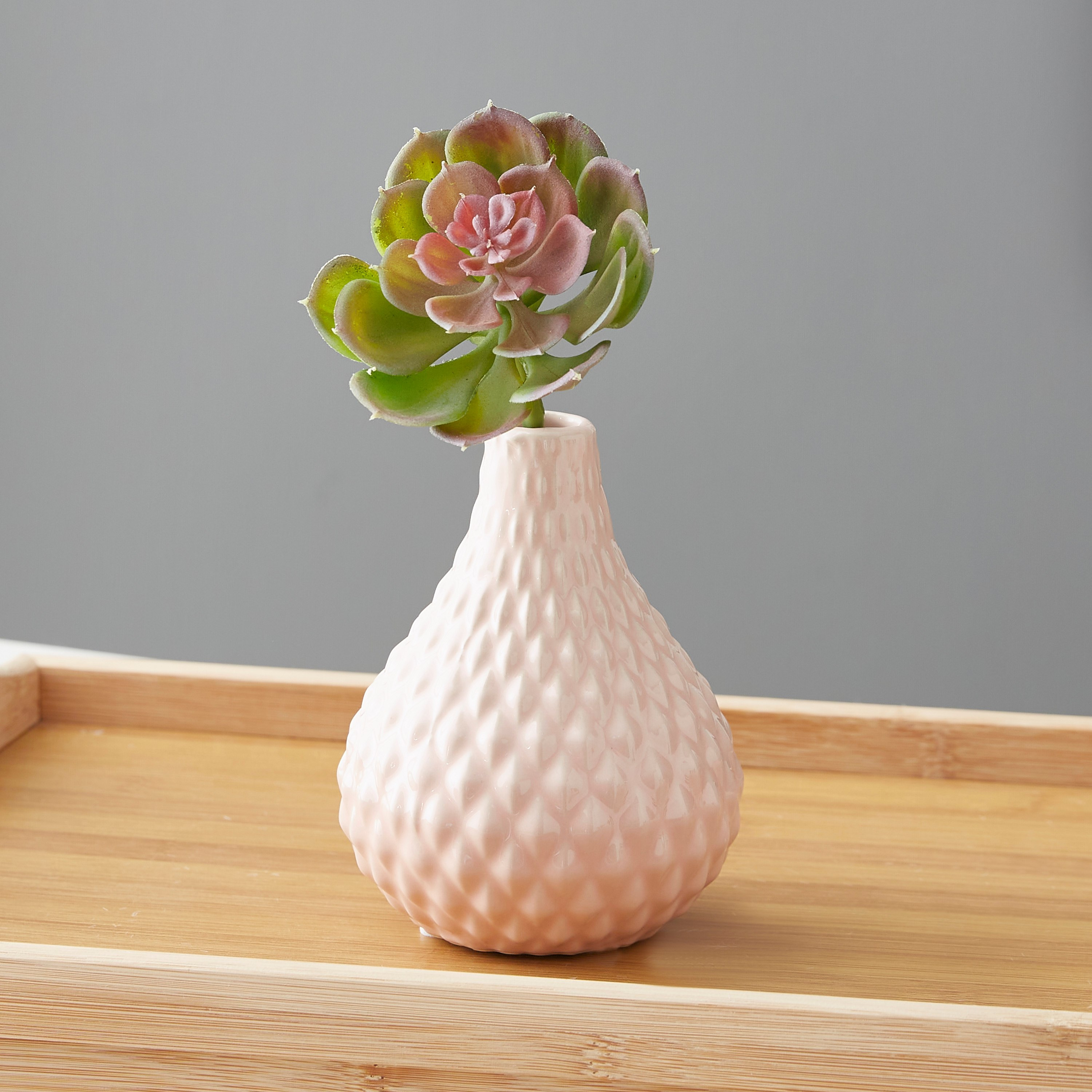 مزهرية نولا مستديرة من الخزف من سانسا - 11×11×13 سم-hbxbedroom-decorandaccessories-vases-image-1