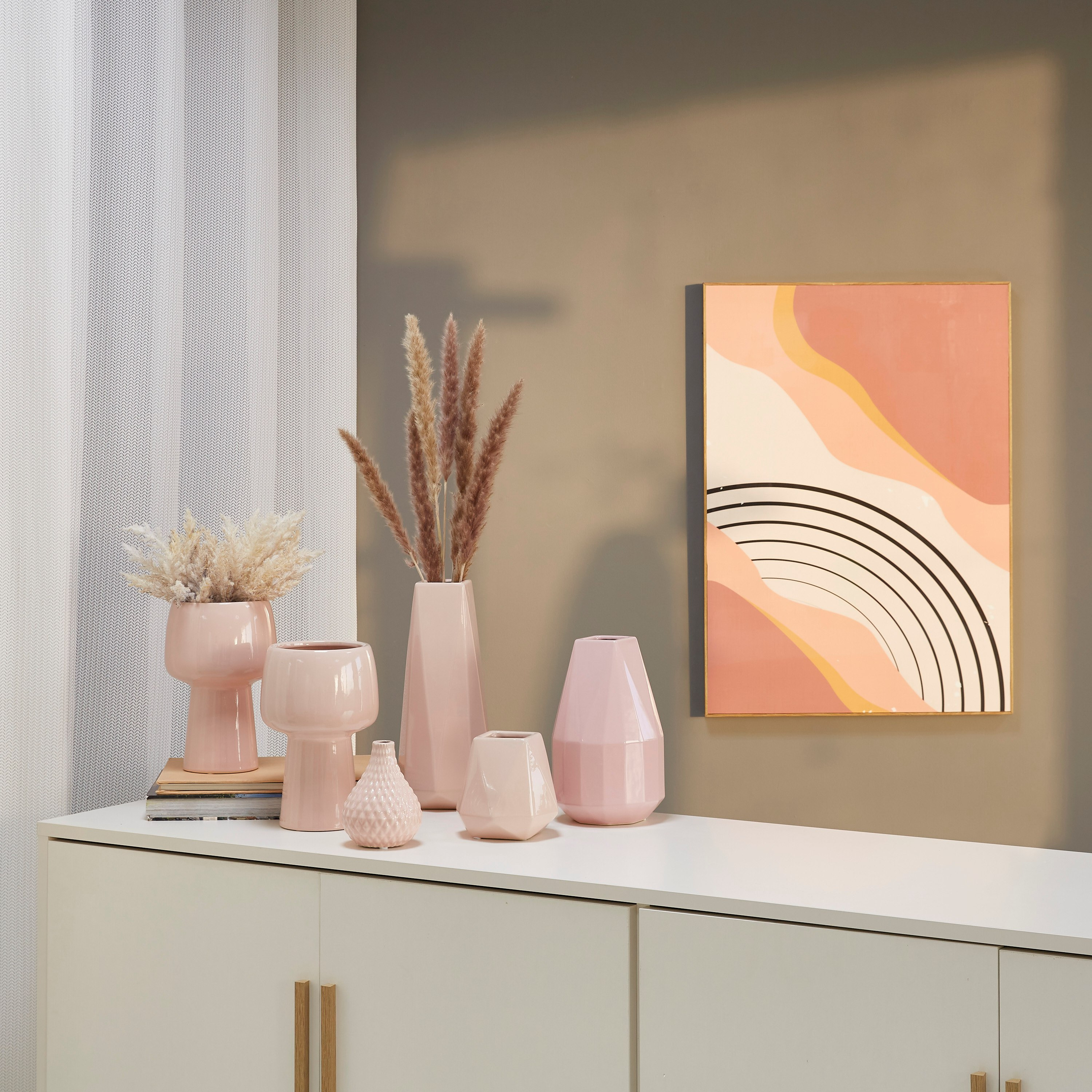 مزهرية نولا مستديرة من الخزف من سانسا - 11×11×13 سم-hbxbedroom-decorandaccessories-vases-image-4