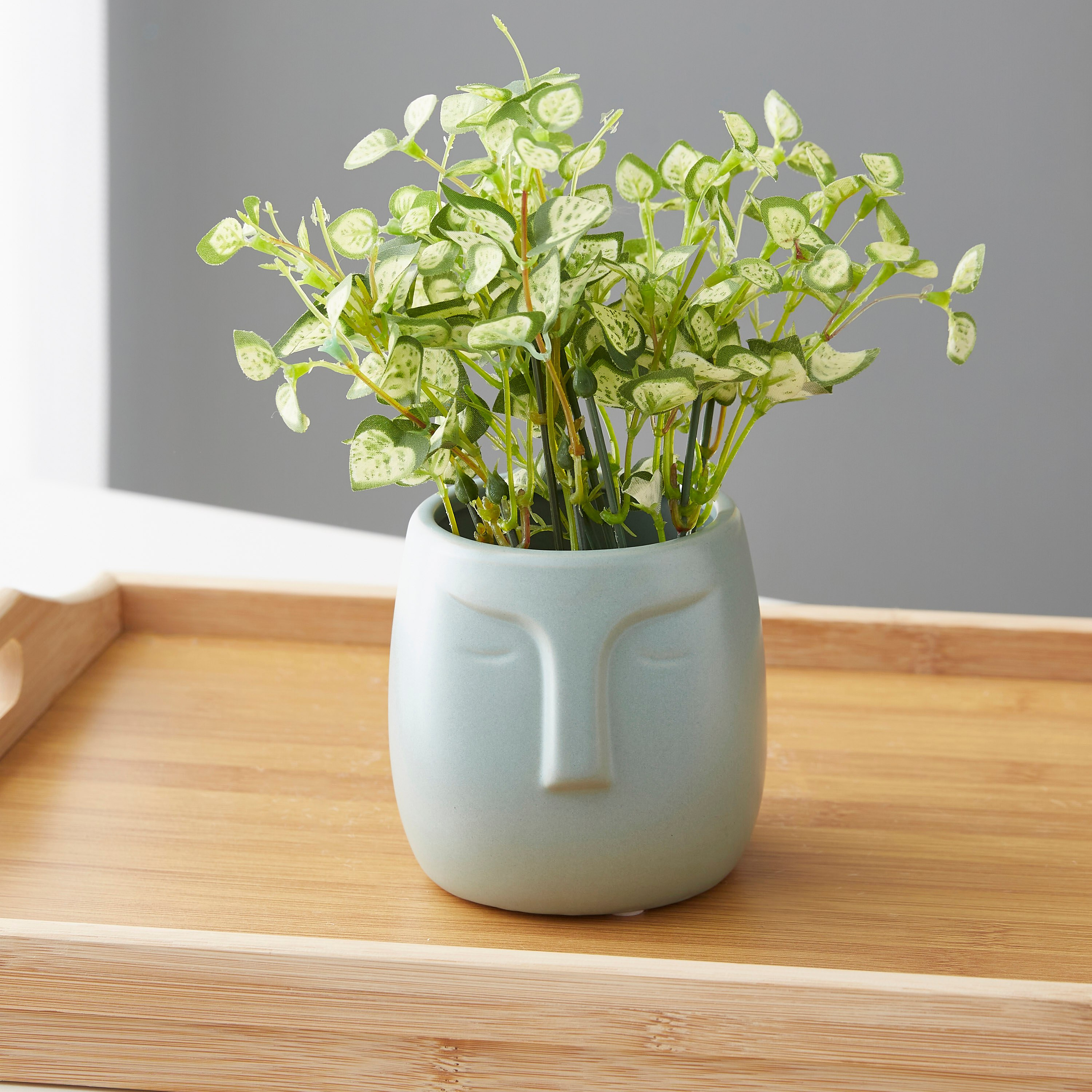 مزهرية سيراميك من سانسا - 10.5x10x11 سم-hbxbedroom-decorandaccessories-vases-image-1