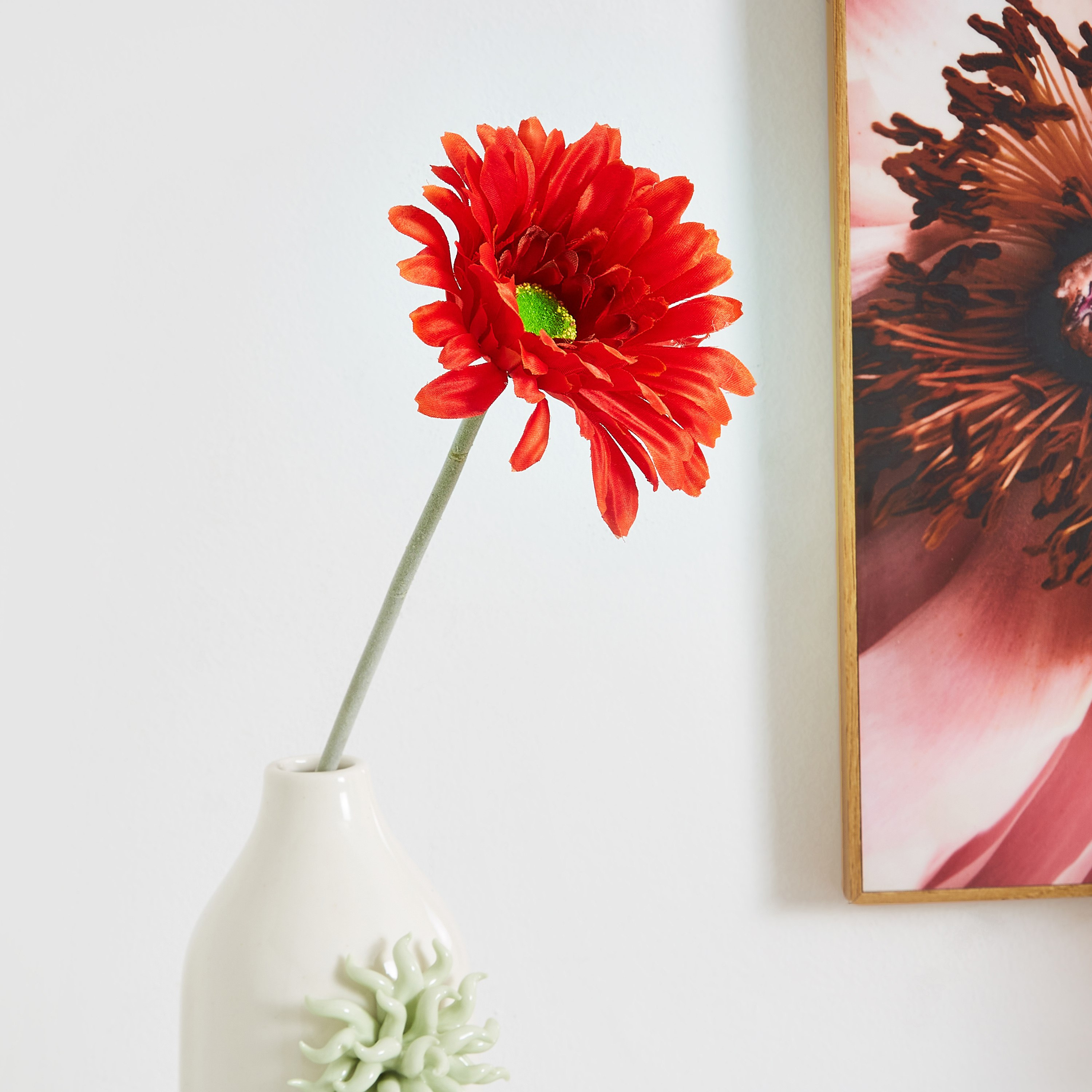 زهرة جيربرا للزينة من ليدا - 33 سم-hbxdecorandfurnishings-homeaccessories-artificialflowersandplants-image-1