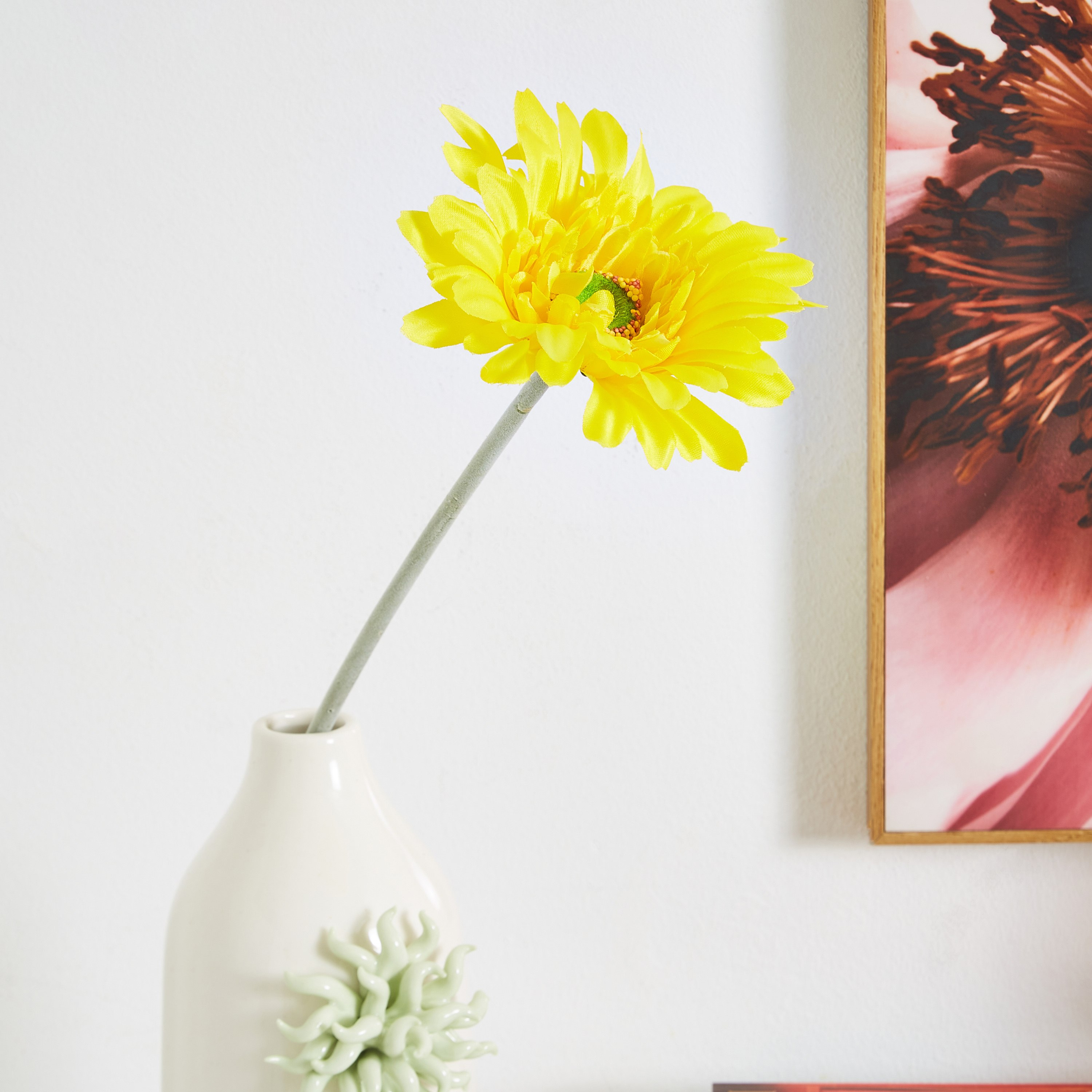 زهرة جيربرا للزينة من ليدا - 33 سم-hbxdecorandfurnishings-homeaccessories-artificialflowersandplants-image-1