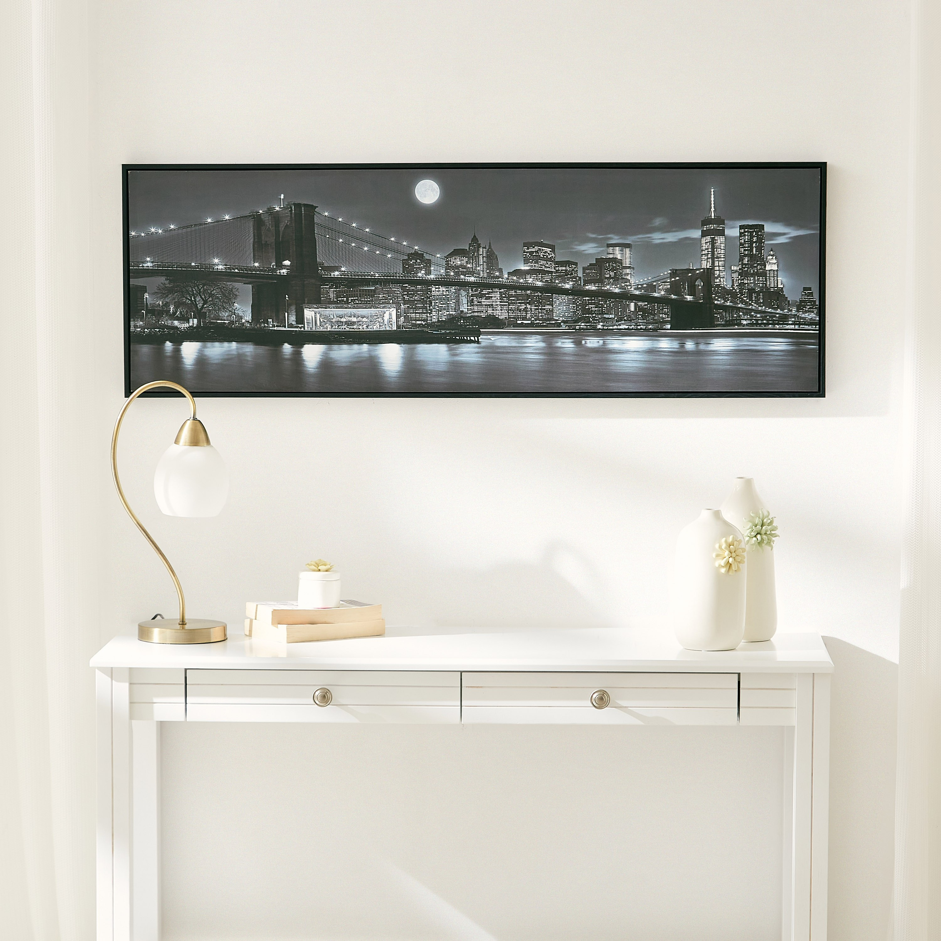 Leonor Glossy New York Framed Picture - 120x4x40 cm-hbxhomeware-hbxdecorandfurnishings-image-4