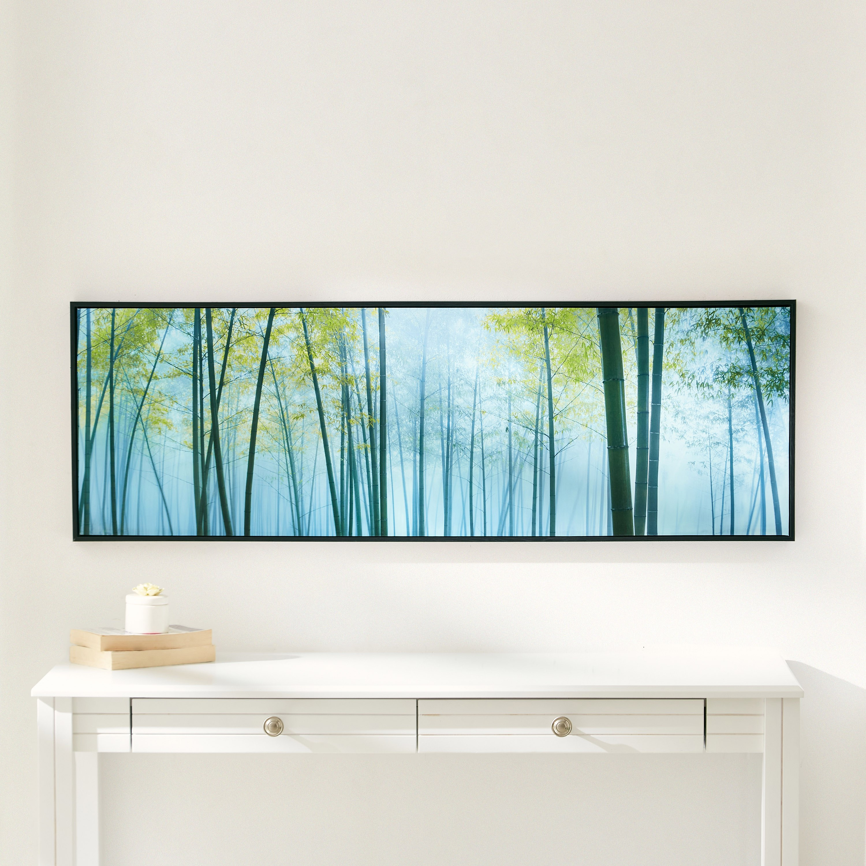لوحة مؤطّرة لامعة بتصميم أشجار الغابات من ليونور - 120x4x40 سم-PROMO_HB_AE_B1G1_250925-image-1