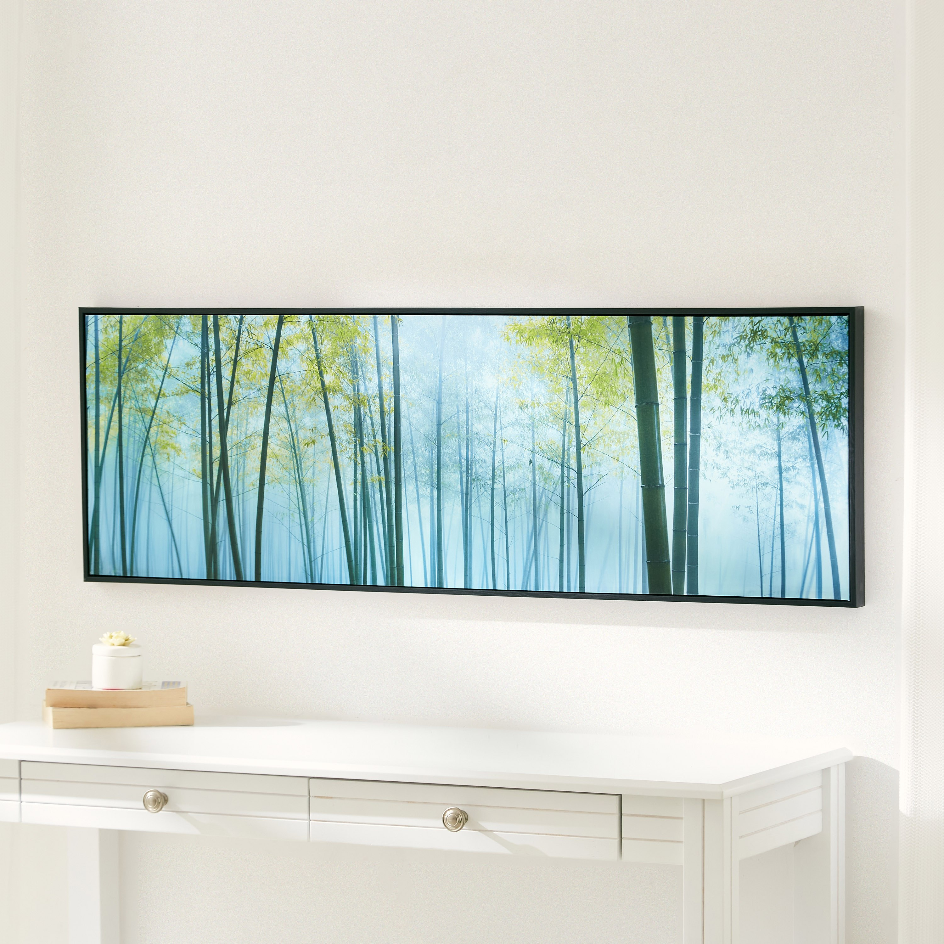 لوحة مؤطّرة لامعة بتصميم أشجار الغابات من ليونور - 120x4x40 سم-PROMO_HB_AE_B1G1_250925-image-2