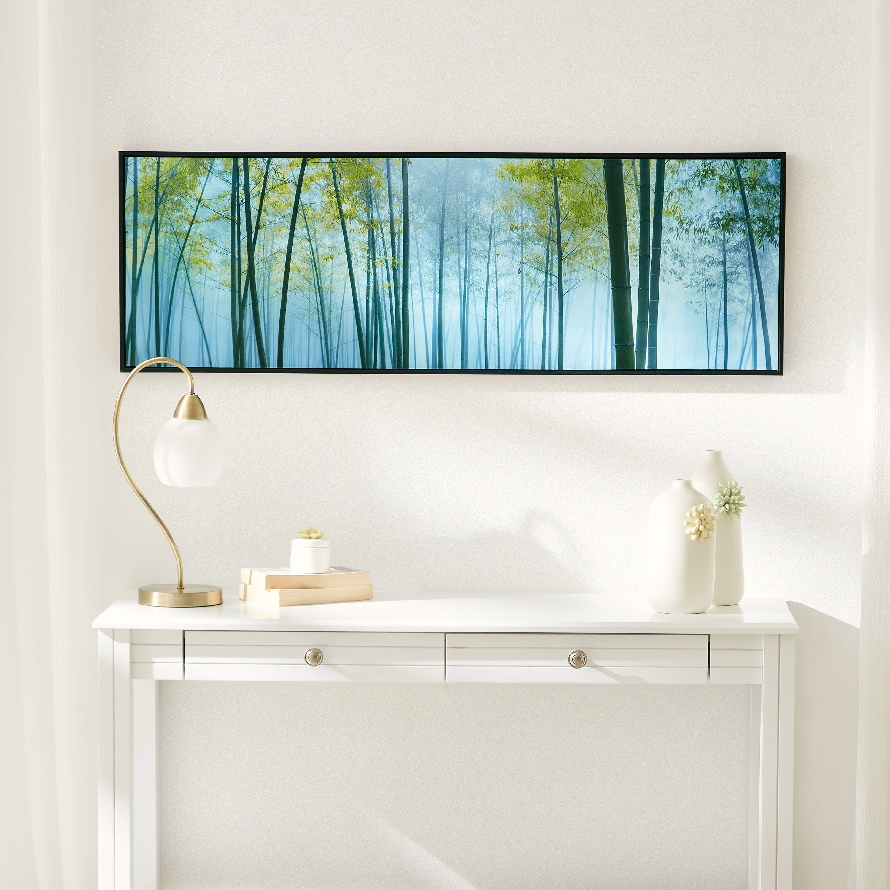 لوحة مؤطّرة لامعة بتصميم أشجار الغابات من ليونور - 120x4x40 سم-PROMO_HB_AE_B1G1_250925-image-4