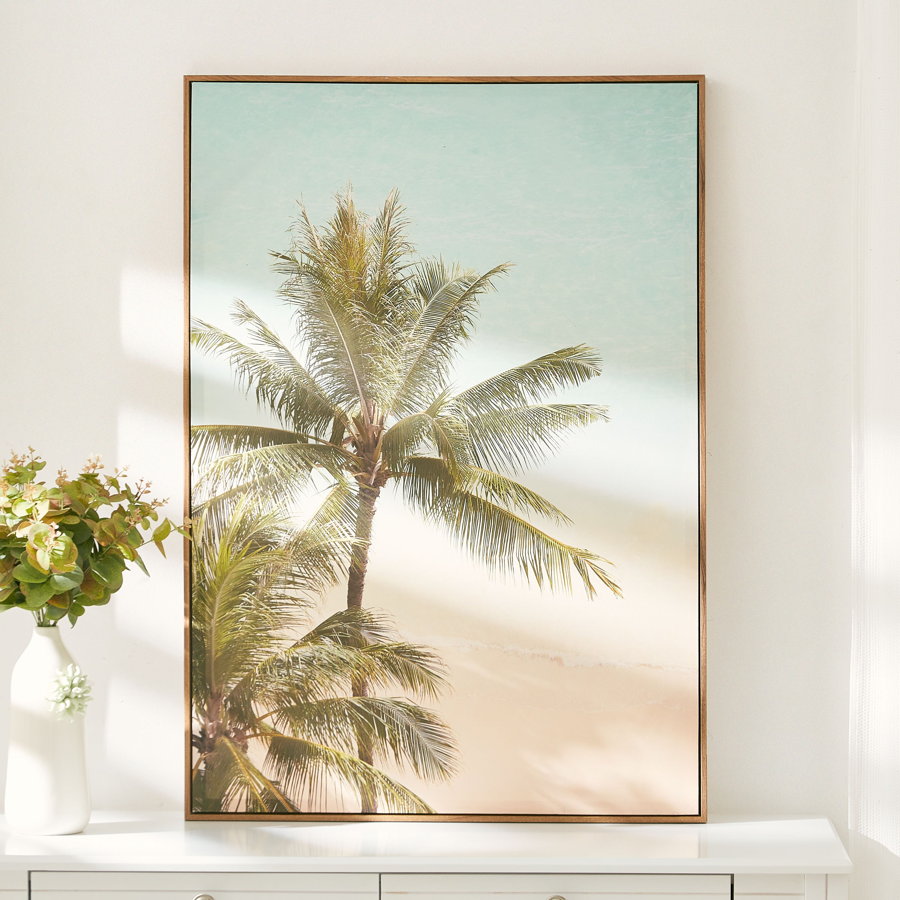 لوحة مؤطّرة لامعة بتصميم نخلة من ليونور - 70x4x100 سم-PROMO_HB_AE_B1G1_250925-image-1