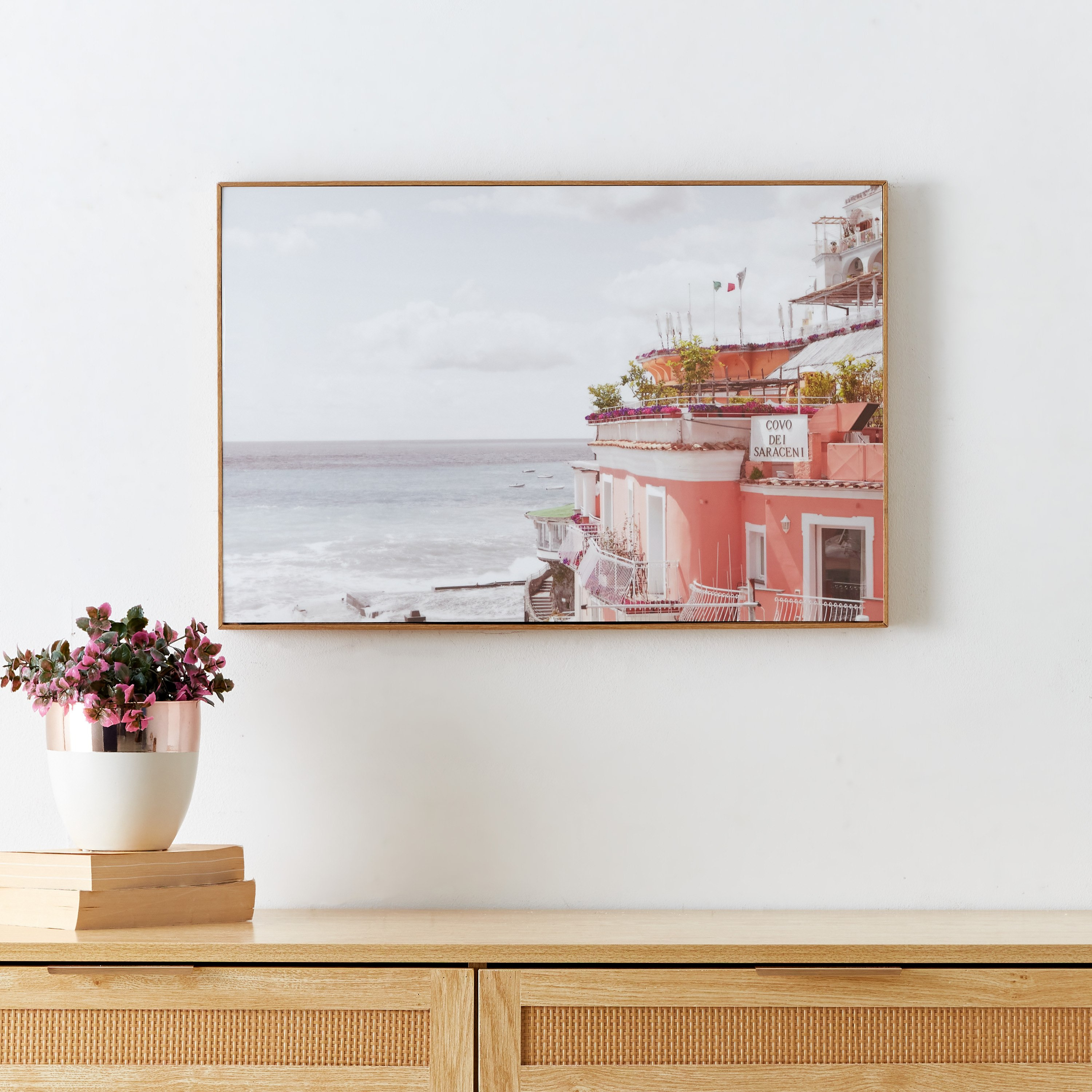 لوحة كانفاس مؤطرة لامعة بتصميم شاطئ البحر من إيفورا - 60x3x40 سم-PROMO_HB_AE_B1G1_250925-image-1