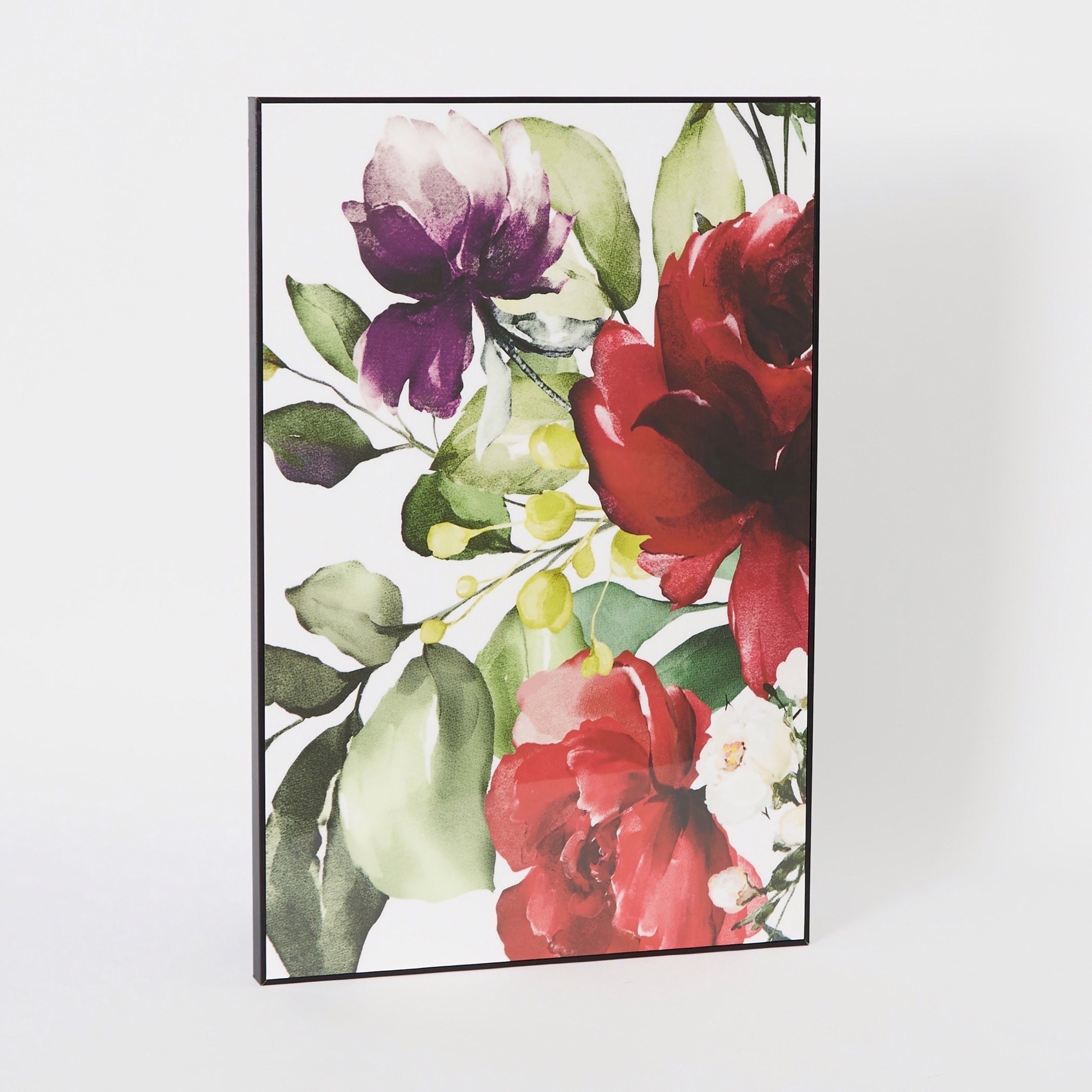 لوحة مؤطّرة لامعة بتصميم أزهار من إيفورا - 40x3x60 سم-PROMO_HB_AE_B1G1_250925-image-5