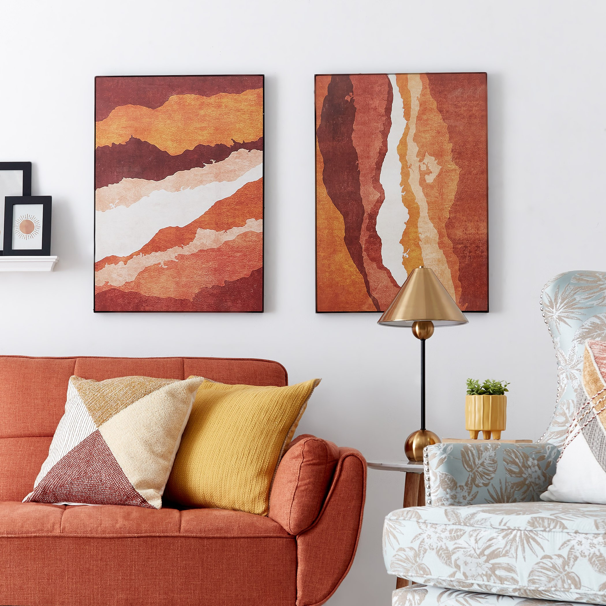 لوحة كانفاس مؤطّرة ولامعة بتصميم تجريدي من إيفورا - 50x3x70 سم-PROMO_HB_AE_B1G1_250925-image-4