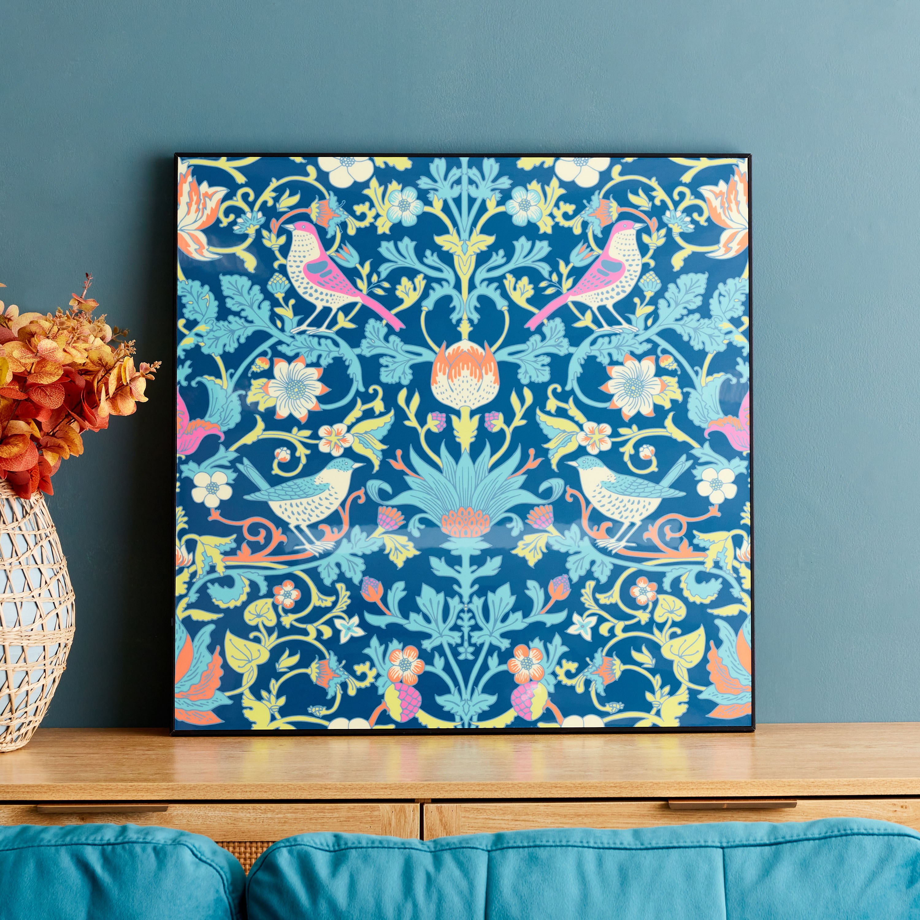 لوحة مؤطّرة لامعة من ميدنايت - 60x3x60 سم-hbxhomeware-hbxdecorandfurnishings-image-1