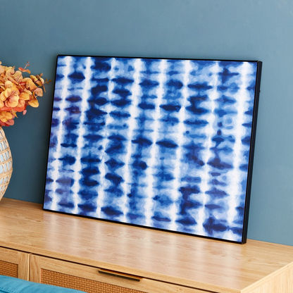 Shibori Glossy Tie and Dye Framed Picture - 70x3x50 cms