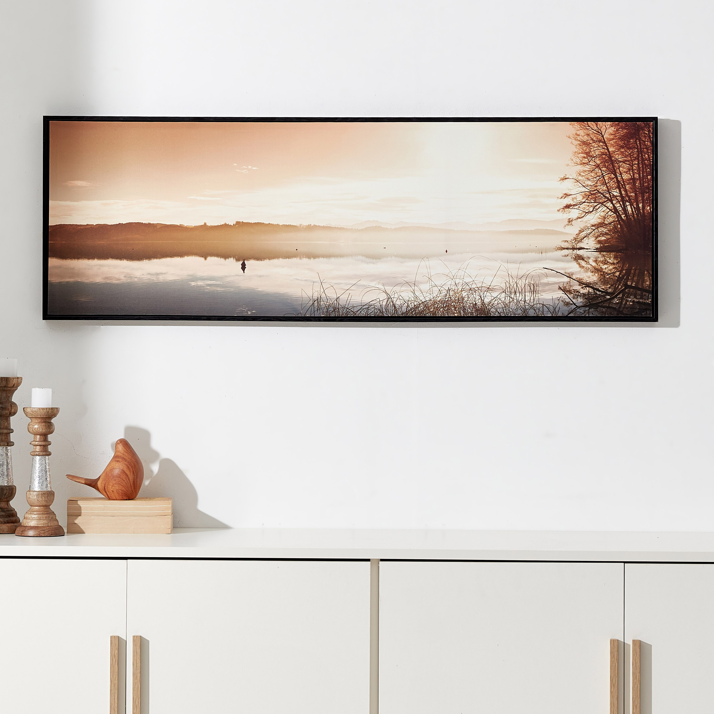 لوحة مؤطّرة كانفاس لامعة من إيفورا - 120x4x40 سم-hbxhomeware-hbxdecorandfurnishings-image-1