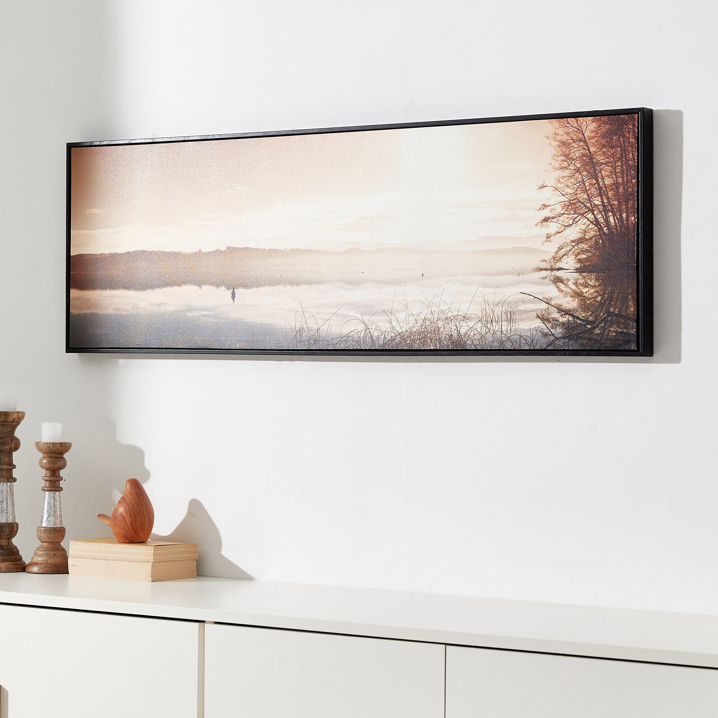 لوحة مؤطّرة كانفاس لامعة من إيفورا - 120x4x40 سم-hbxhomeware-hbxdecorandfurnishings-image-2
