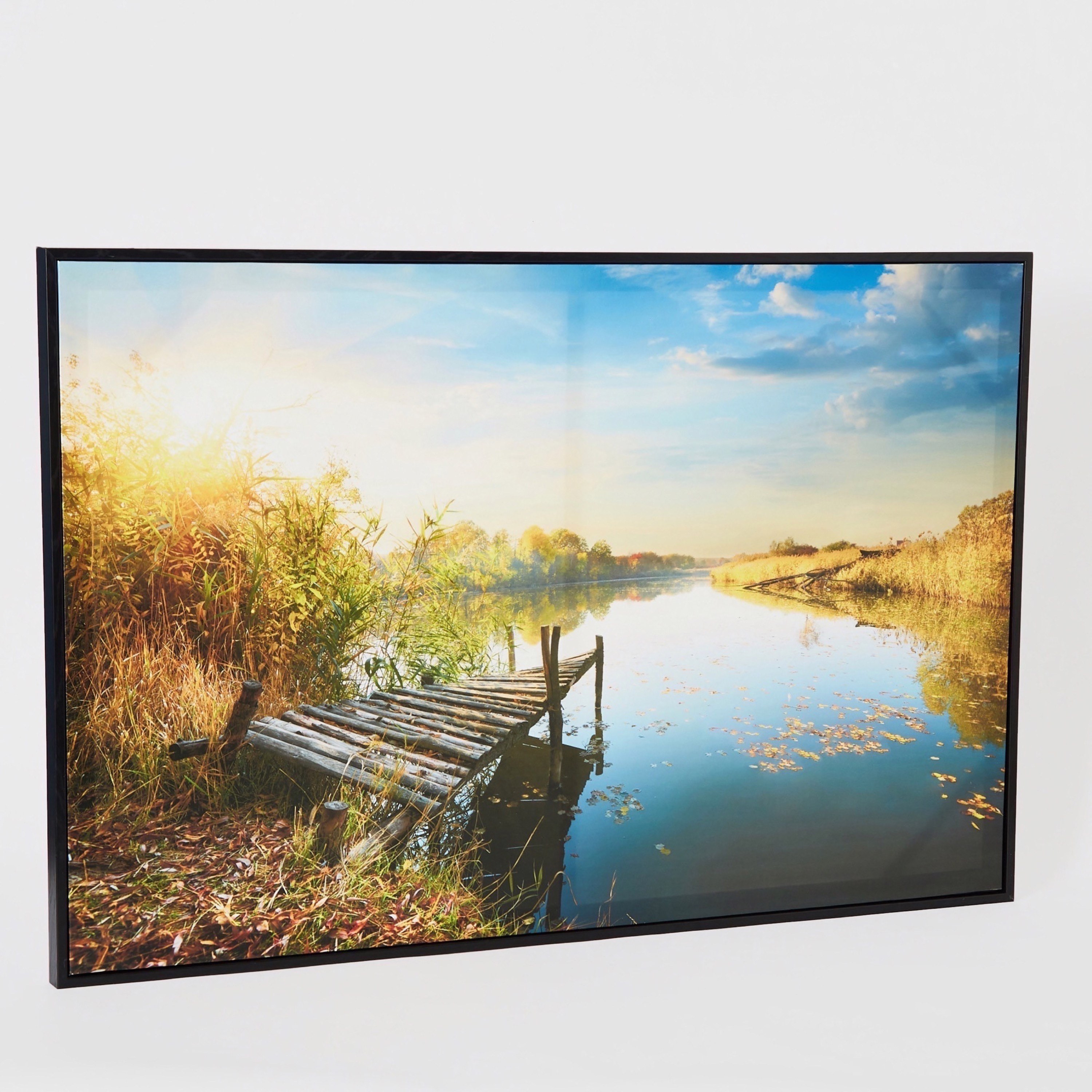 لوحة مؤطّرة كانفاس لامعة من إيفورا - 90x3x60 سم-hbxhomeware-hbxdecorandfurnishings-image-5