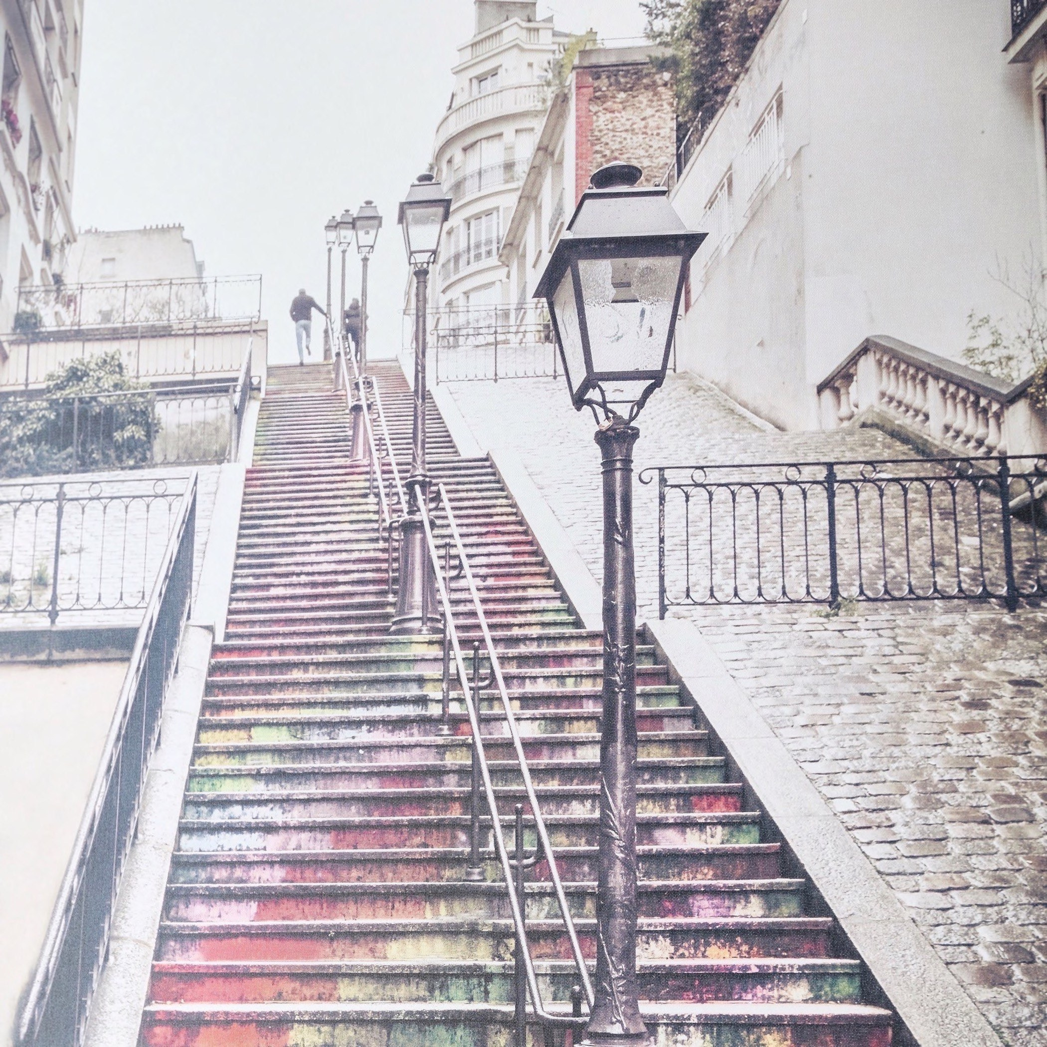 لوحة كانفاس مؤطّرة ولامعة بتصميم سلالم من إيفورا - 70x4x100 سم-PROMO_HB_AE_B1G1_250925-image-3