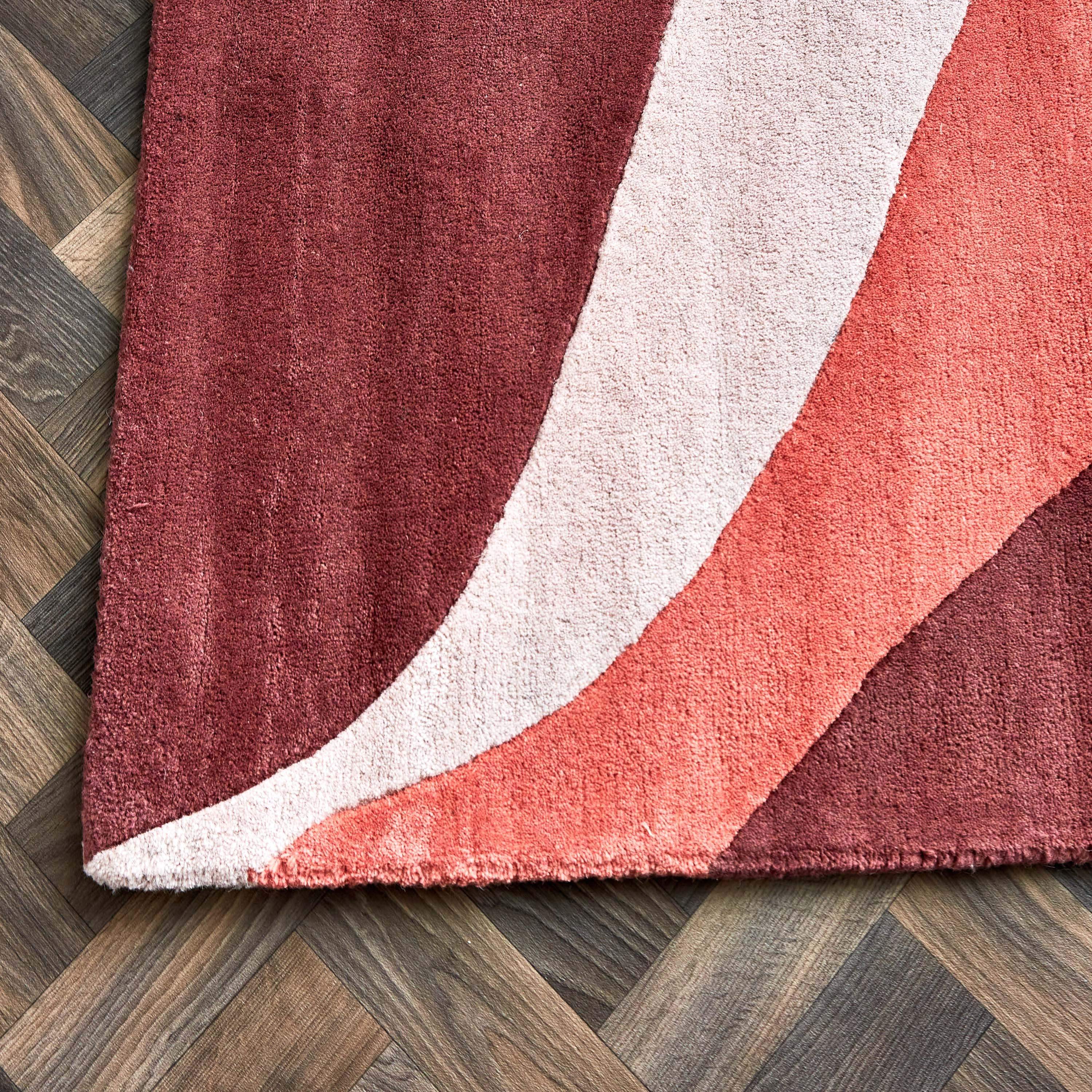 سجادة صوف معنقدة يدويًا من إيرلاين - 120x170 سم-hbxdecorandfurnishings-floorcoverings-rugs-image-2