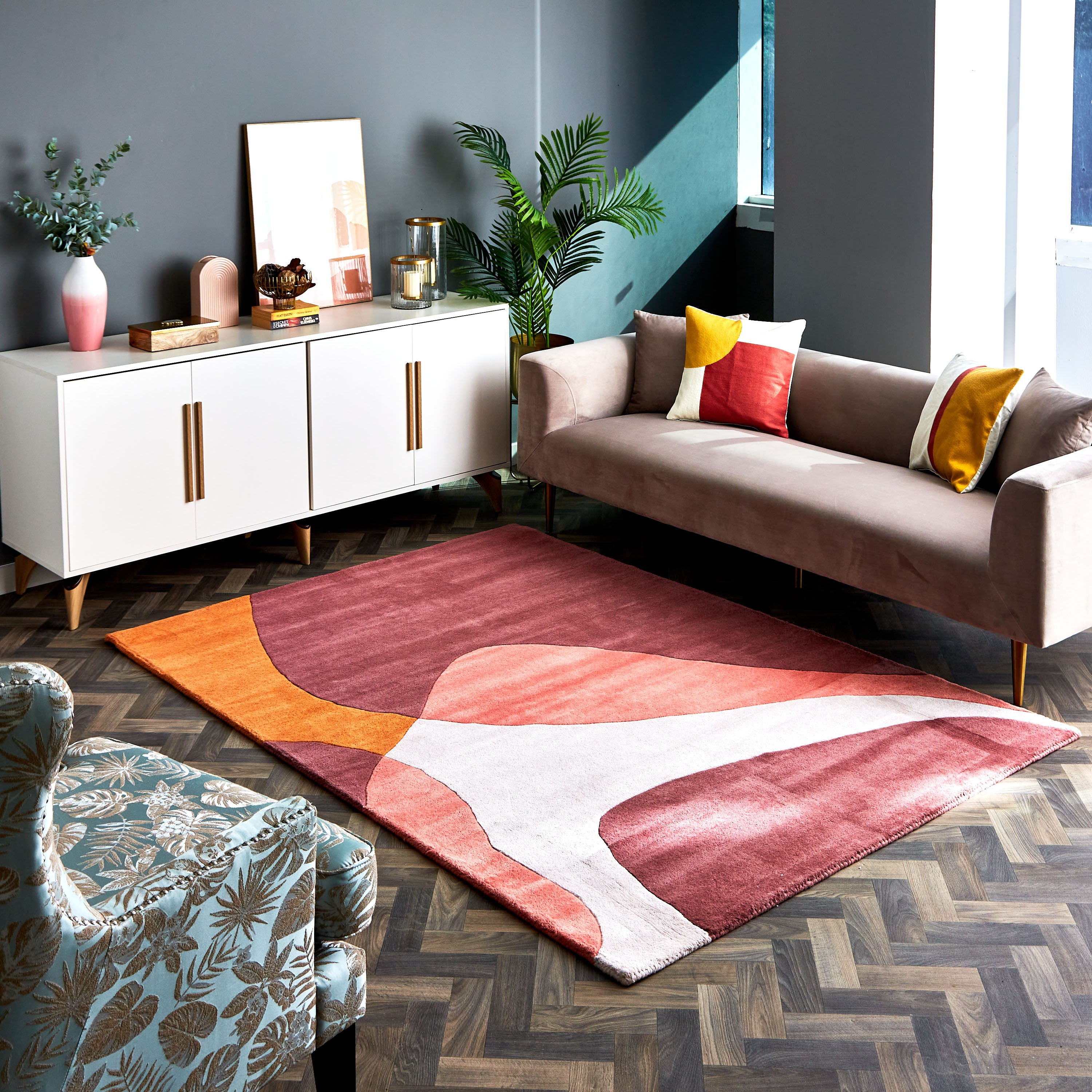 سجادة صوف معنقدة يدويًا من إيرلاين - 160x230 سم-hbxdecorandfurnishings-floorcoverings-rugs-image-3