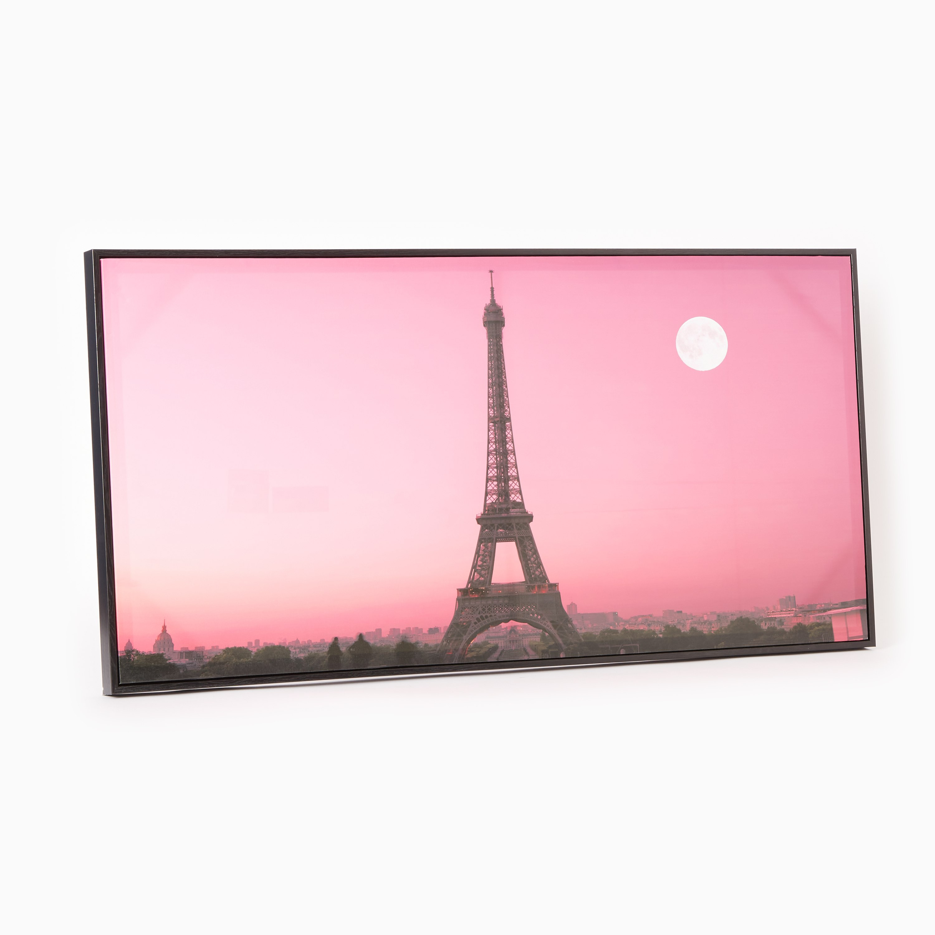 لوحة مؤطّرة لامعة بتصميم برج إيفل وضوء القمر من ليونار - 100x4x50 سم-PROMO_HB_AE_B1G1_250925-image-5