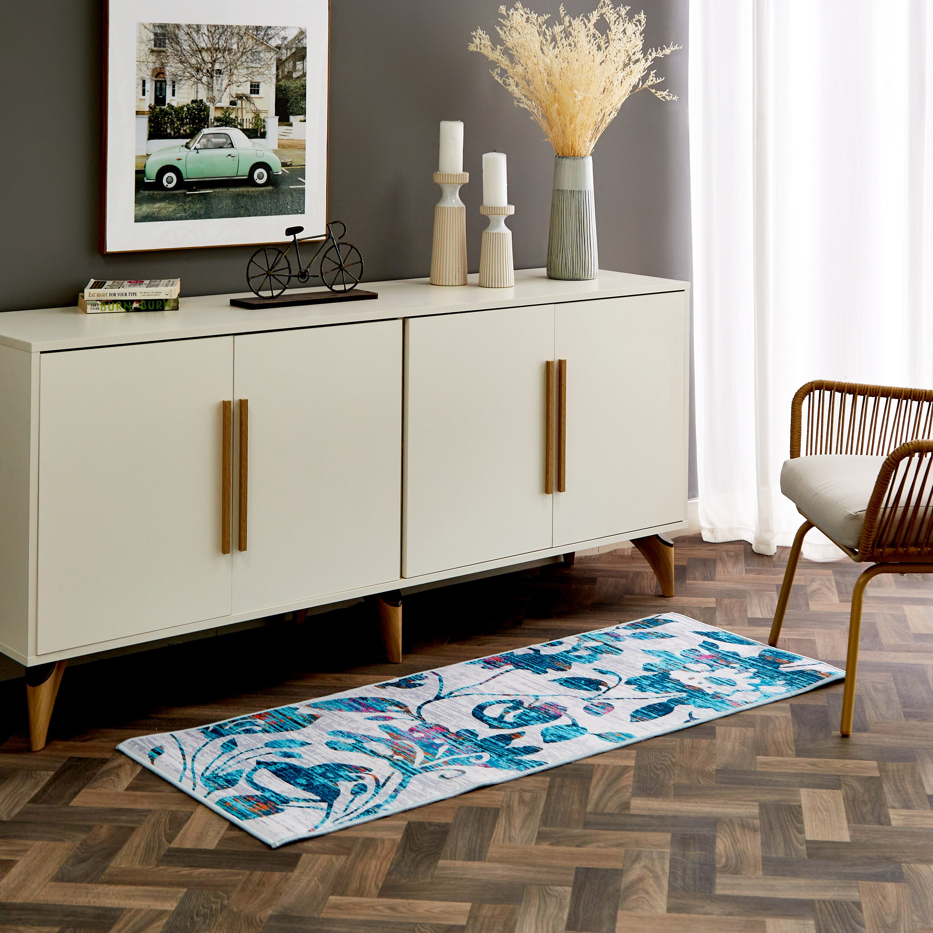 سجادة بطبعات أزهار من سوليداد بلسم - 60x150 سم-hbxdecorandfurnishings-floorcoverings-rugs-image-4