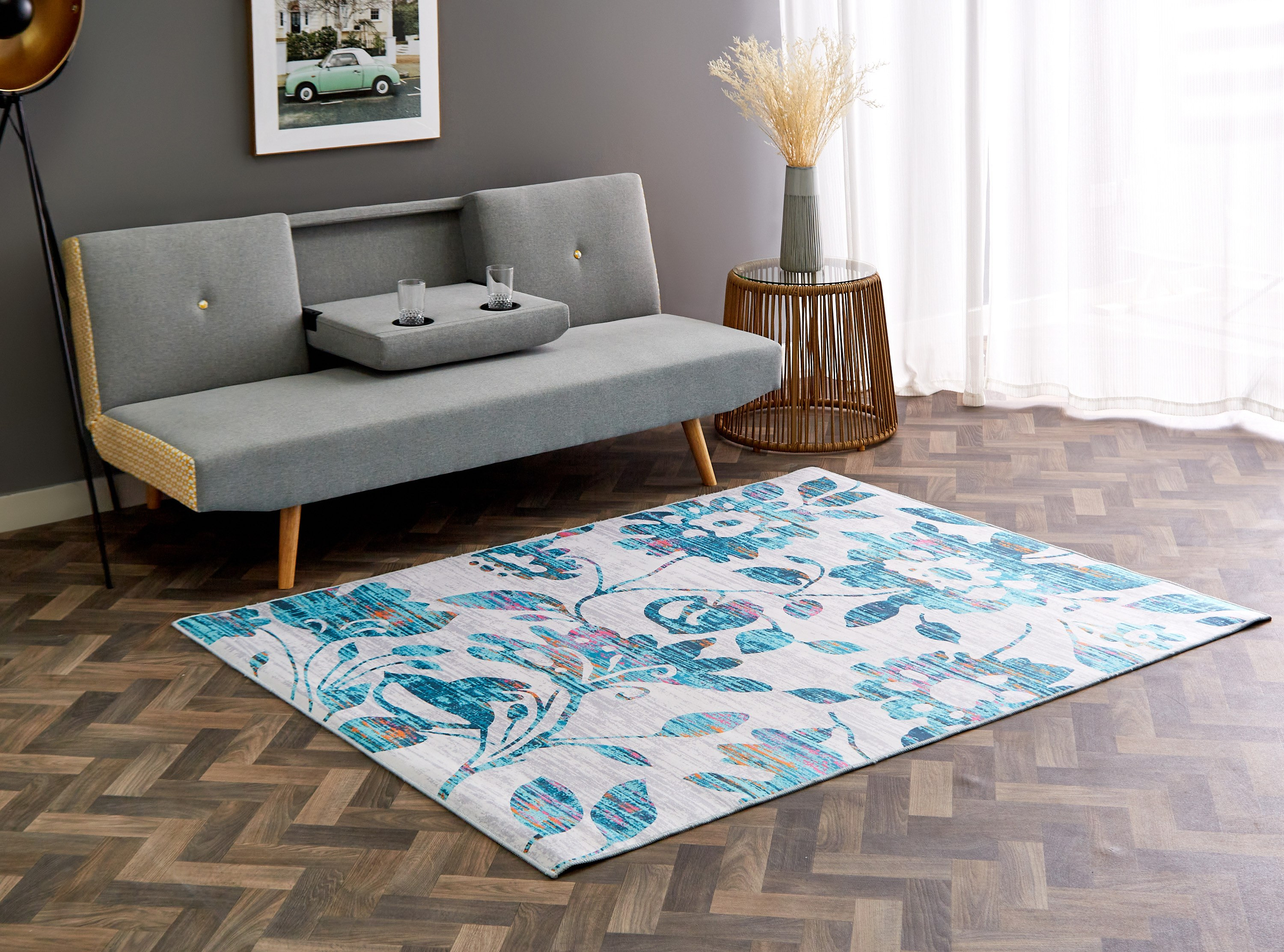 سجادة بطبعات أزهار من سوليداد بلسم - 150x200 سم-hbxdecorandfurnishings-floorcoverings-rugs-image-4