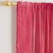 Bella Embossed Woven Blackout Curtain Pair - 135x240 cm-Curtains-thumbnailMobile-1