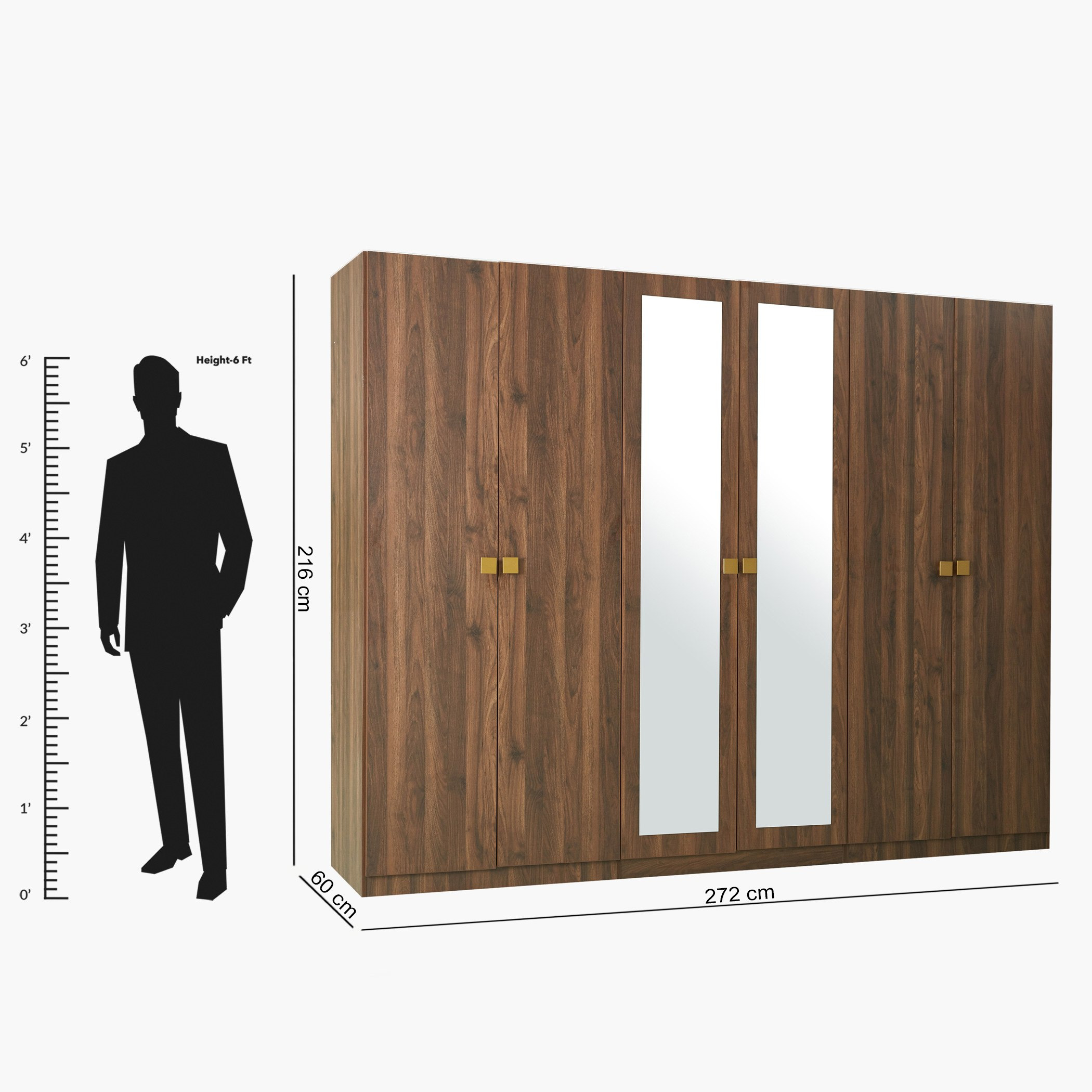 خزانة ملابس بـ6 أبواب ومرآتين من أكويلا-hbxfurniture-wardrobes-image-8