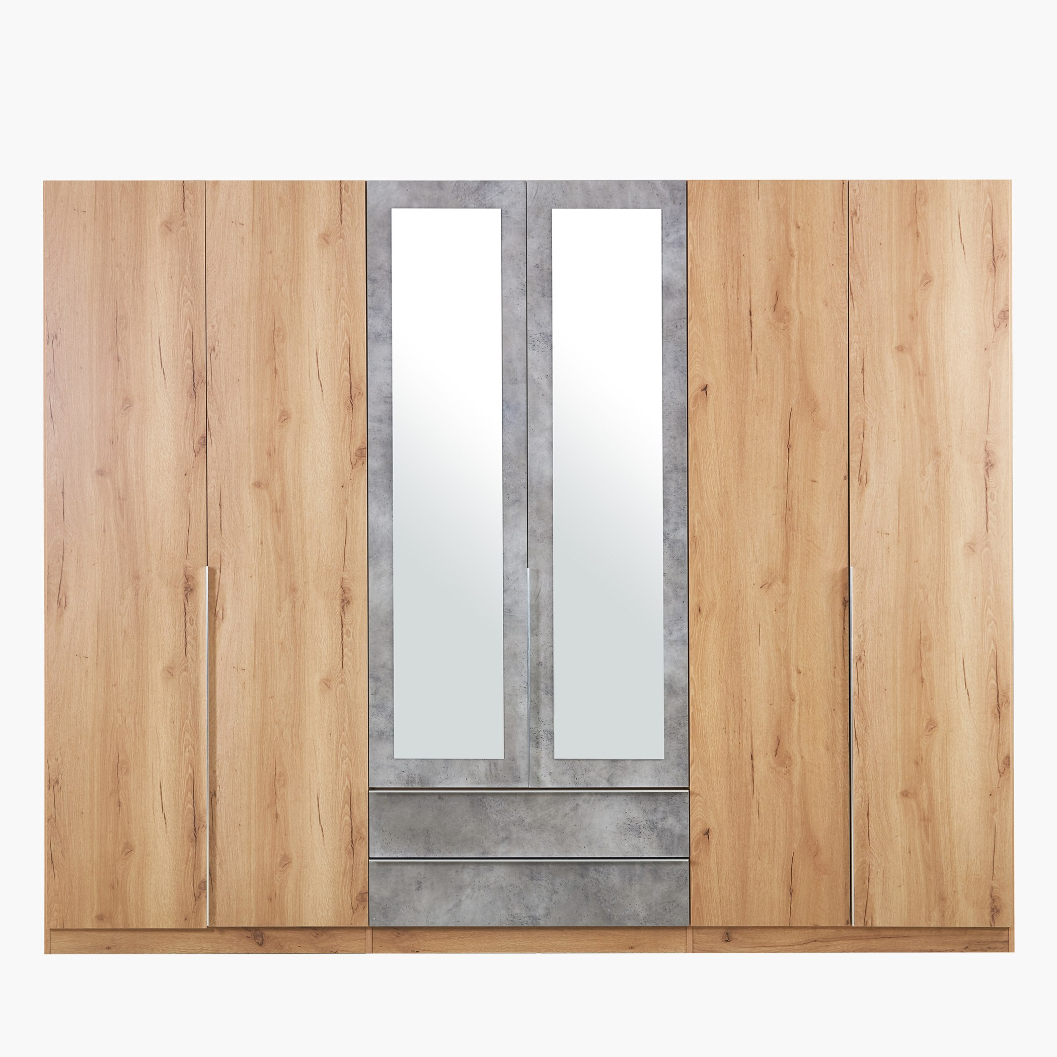 خزانة ملابس بـ 6 أبواب ومرآتين من نورماندي-hbxfurniture-wardrobes-image-2