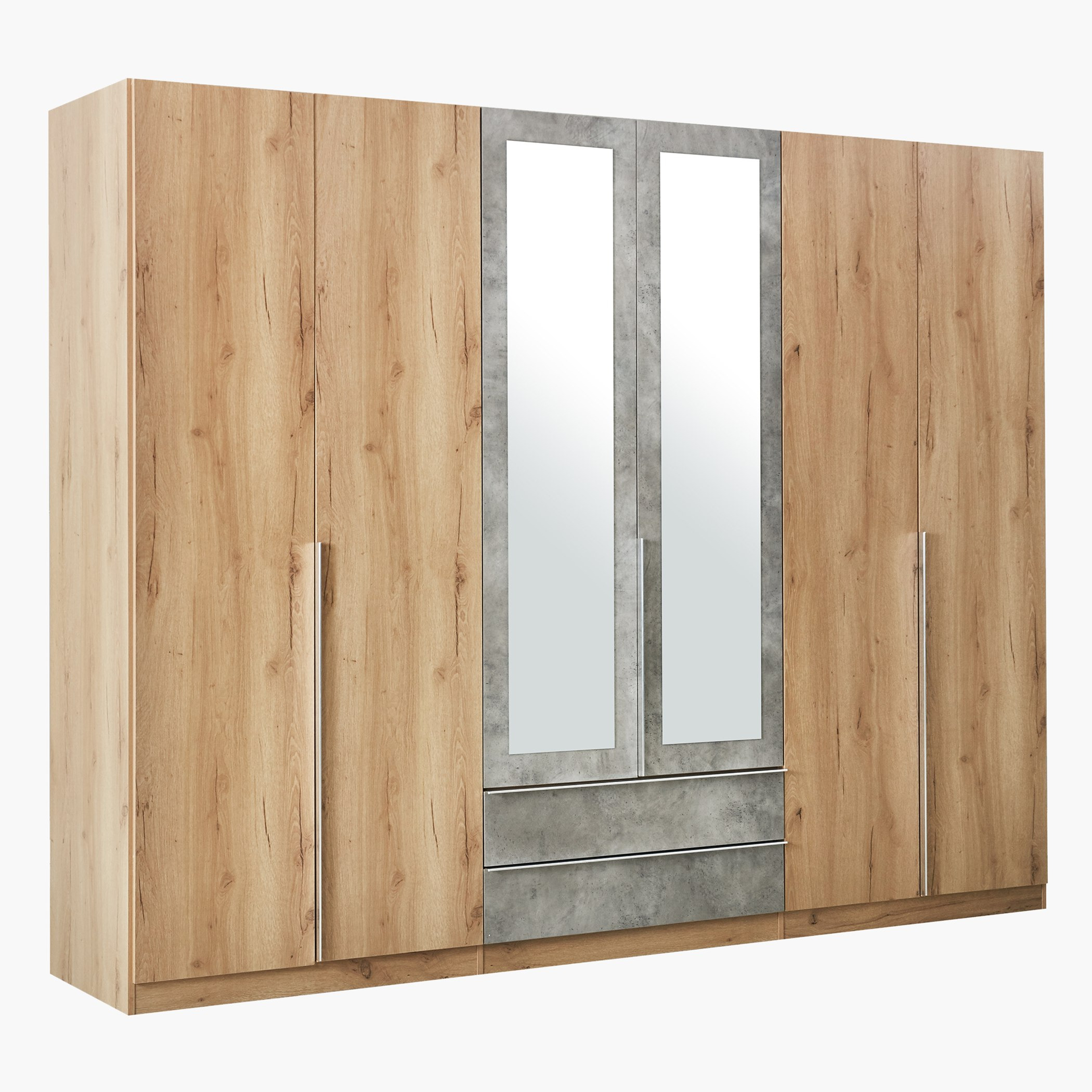 خزانة ملابس بـ 6 أبواب ومرآتين من نورماندي-hbxfurniture-wardrobes-image-3