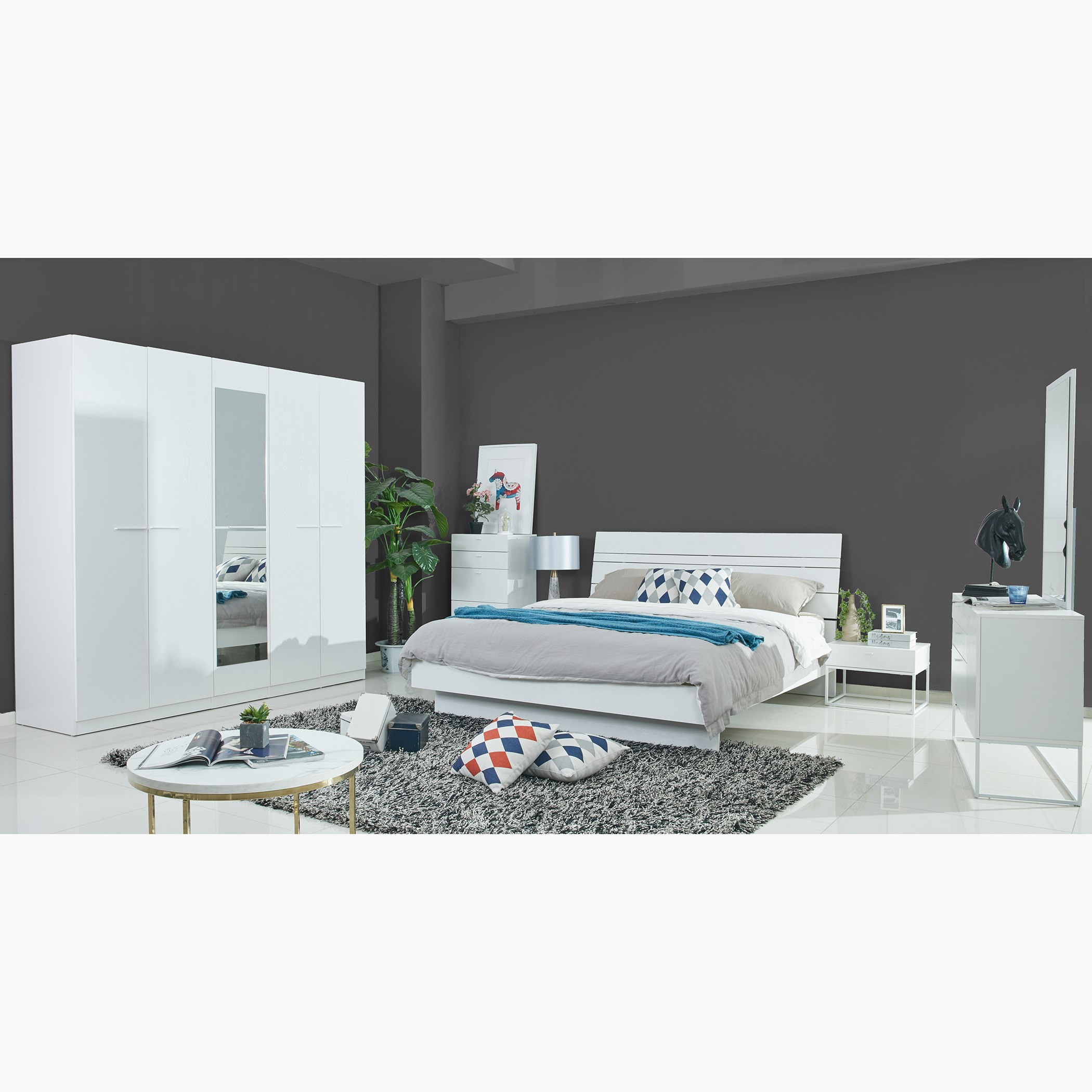 طقم غرفة نوم كينج 5 قطع من نورويتش - 180x200 سم-hbxbedroom-bedsandbedsets-bedroomsets-king-image-20