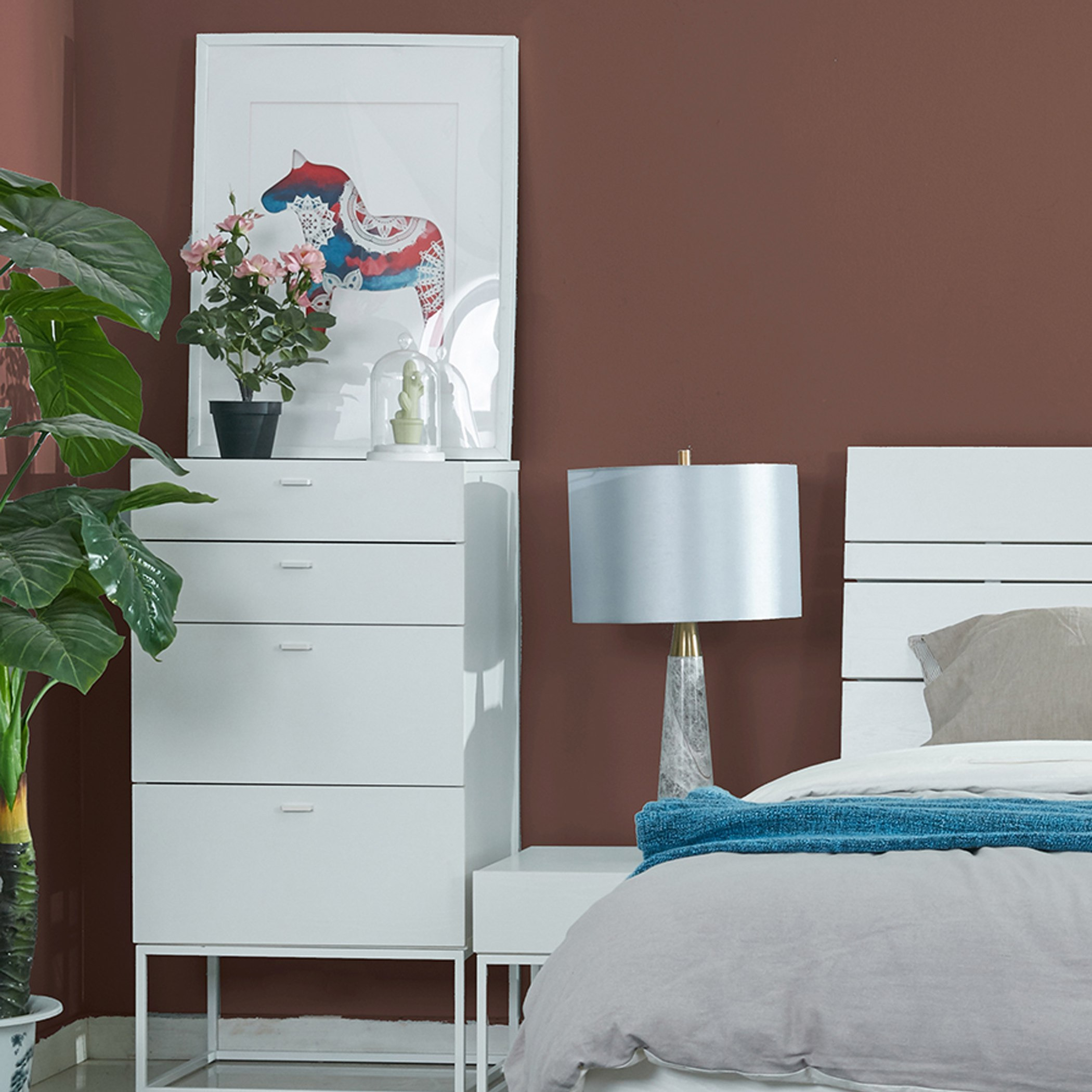 وحدة تخزين بـ4 أدراج من نورويتش-hbxfurniture-dressersandchests-chestofdrawers-image-1