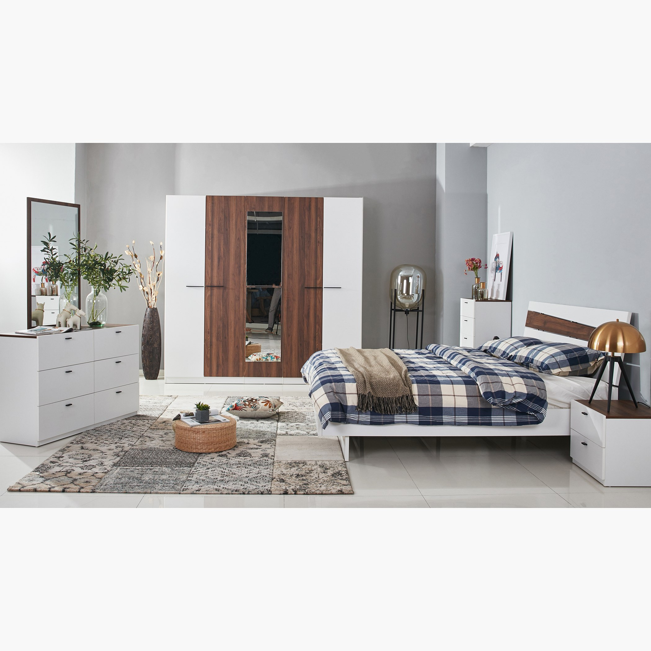 وحدة تخزين بـ5 أدراج من أنكونا-hbxfurniture-dressersandchests-chestofdrawers-image-7