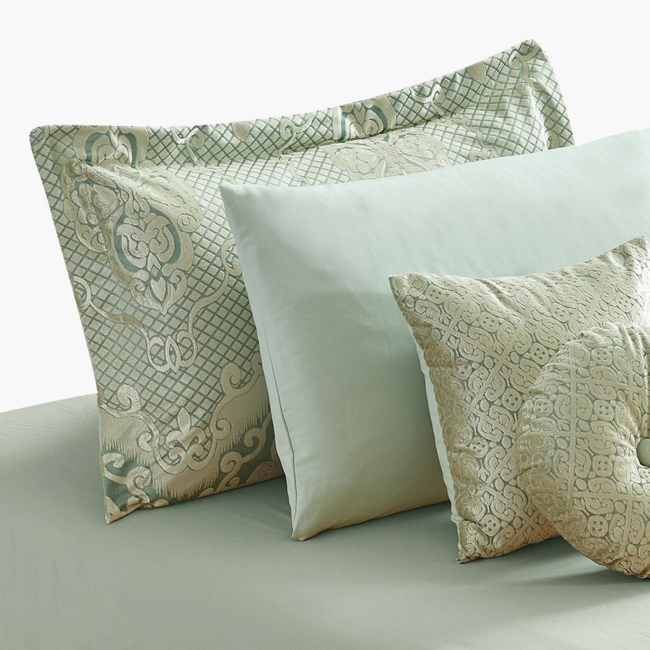 طقم لحاف كينج جاكار 10 قطع من نورا - 220x240 سم-hbxhomeware-hbxdecorandfurnishings-image-3