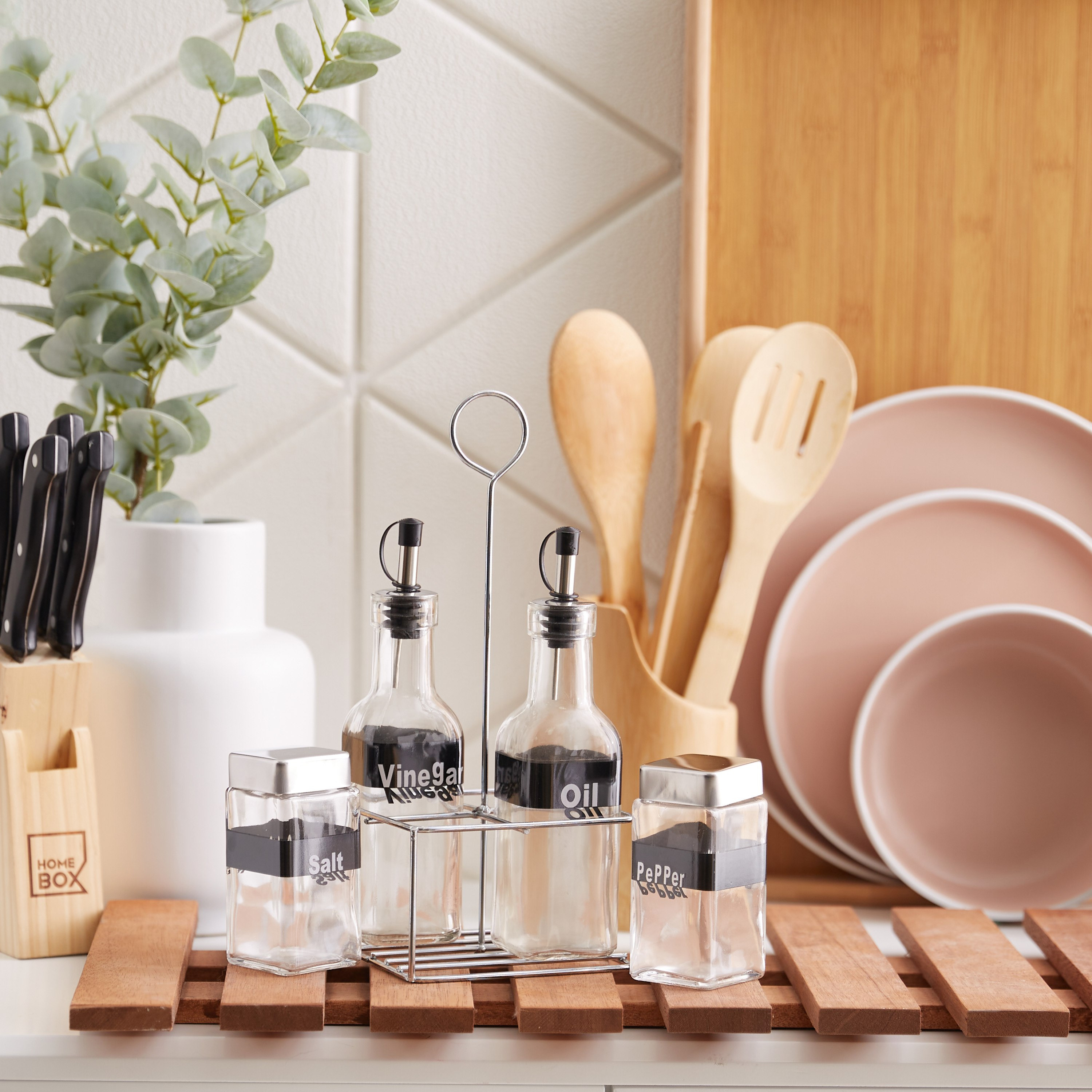 طقم أباريق زجاجية 4 قطع مع حامل من إيسينشيال-hbxhomeware-hbxkitchen-image-5