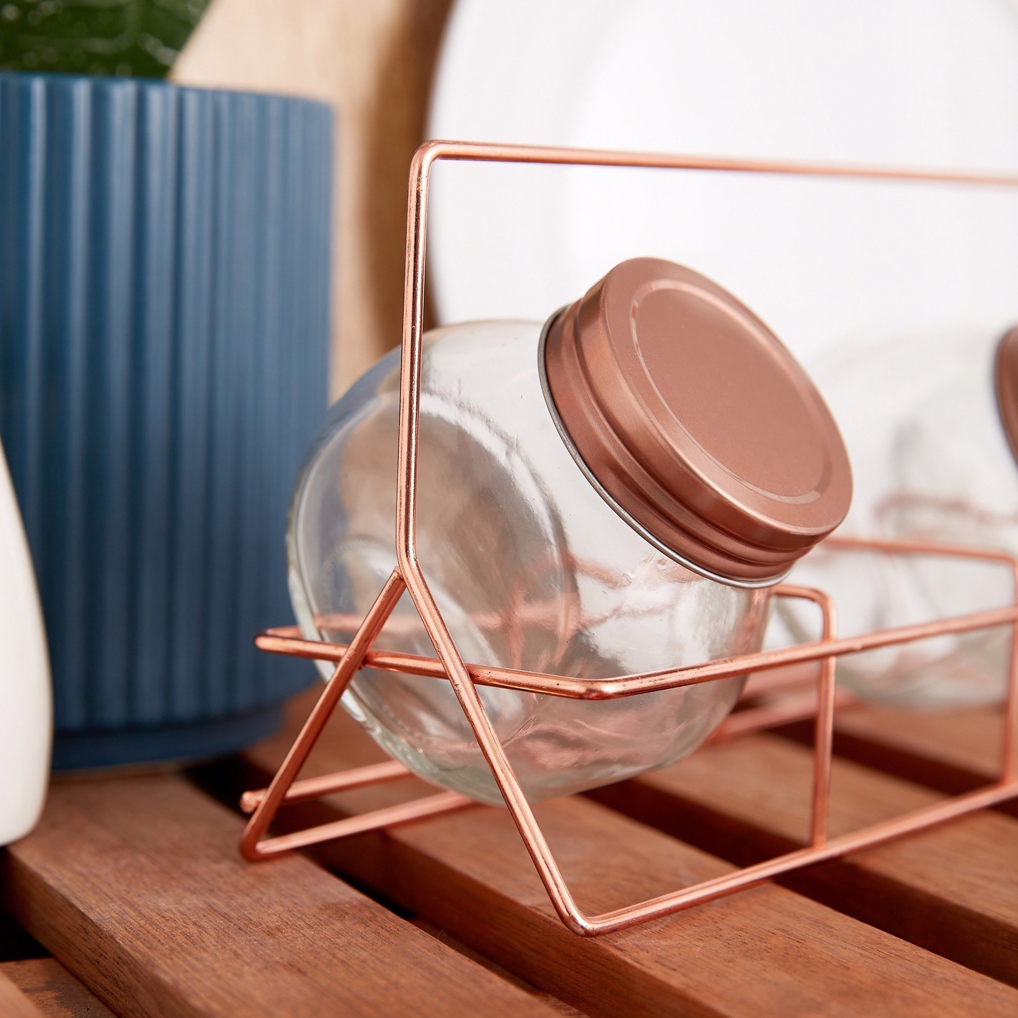 طقم رف توابل زجاج 4 قطع مع حامل من إيسينشيال-hbxhomeware-hbxkitchen-image-4