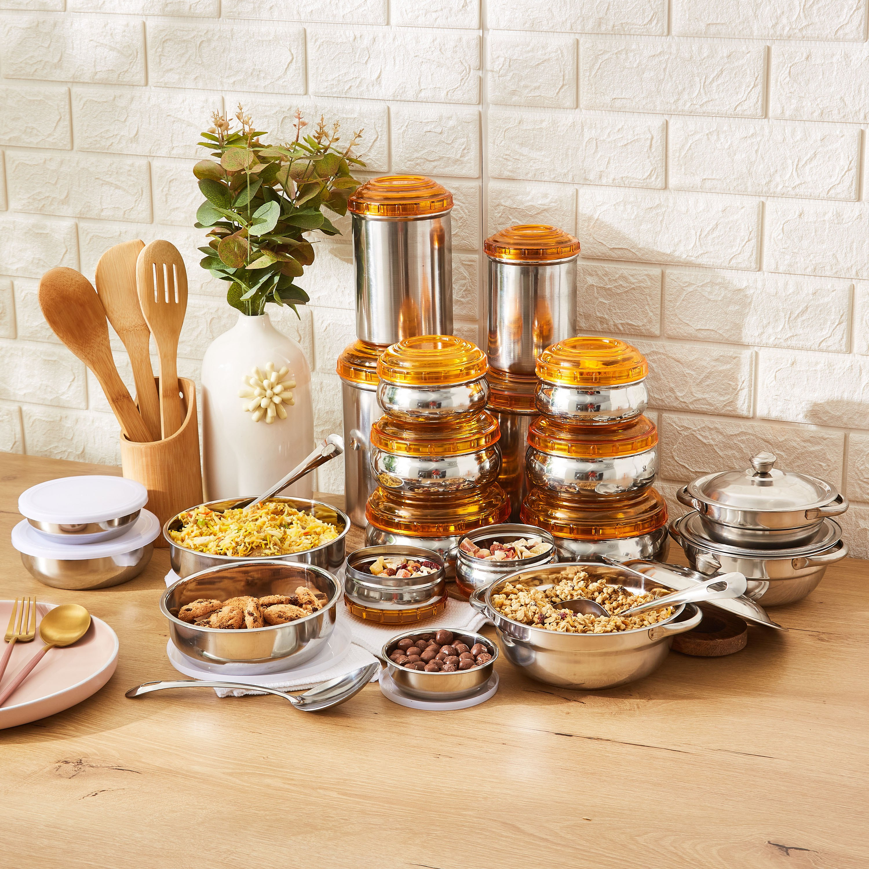 Premia 43-Piece Stainless Steel Food Storage Set-hbxhomeware-hbxkitchen-image-6
