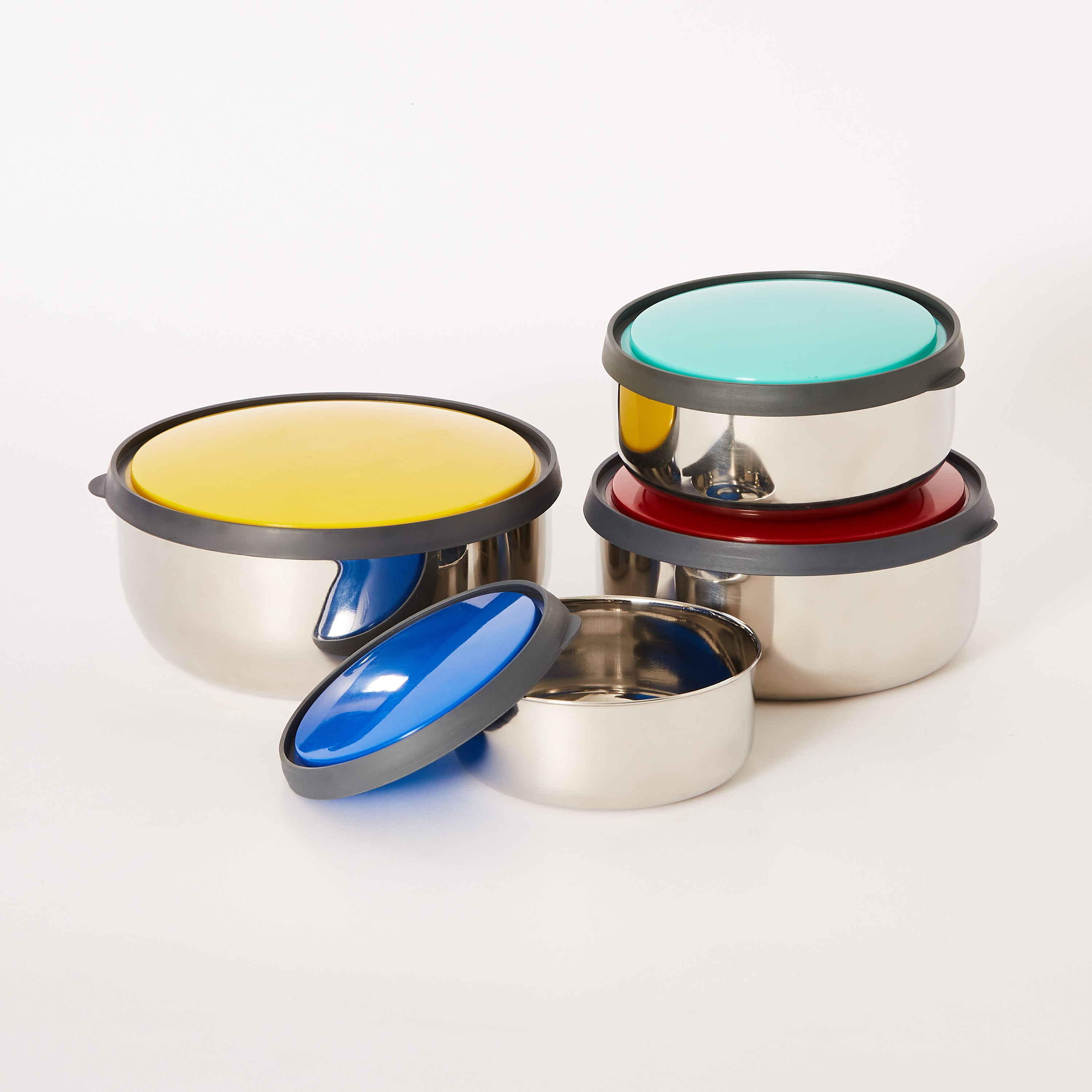 طقم أوعية تخزين طعام ستانليس ستيل من بريميا - 8 قطع-hbxhomeware-hbxkitchen-image-4