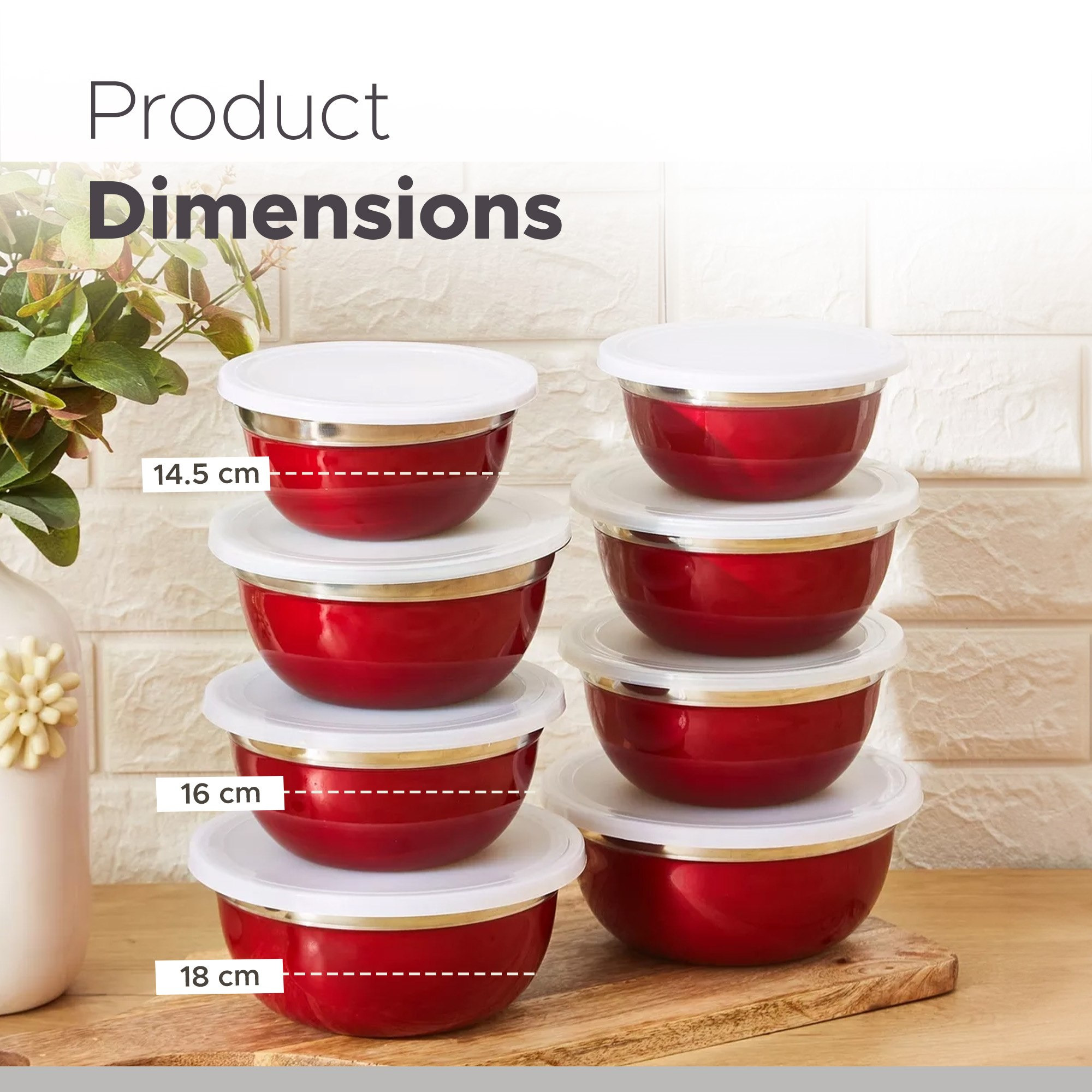 طقم أوعية تخزين طعام ستانليس ستيل من بريميا - 16 قطع-hbxdecorandfurnishings-tabletop-serveware-image-9
