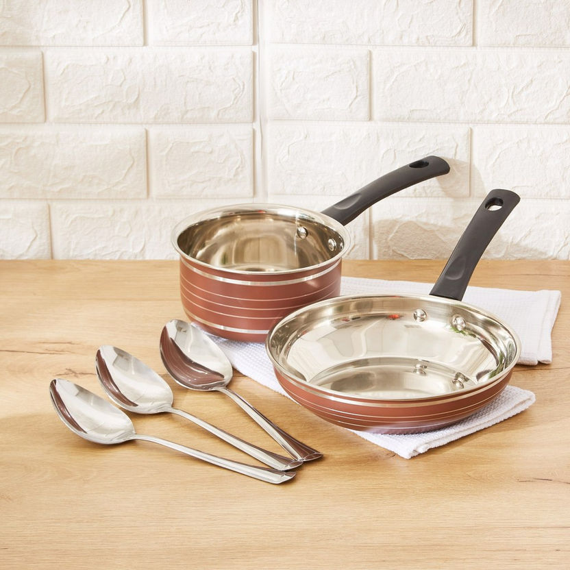 Premia 14-Piece Stainless Steel Cookware Set-Cookware-image-2