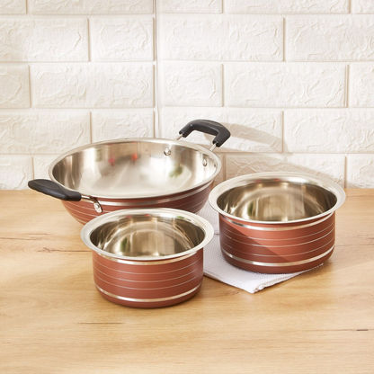 Premia 14-Piece Stainless Steel Cookware Set