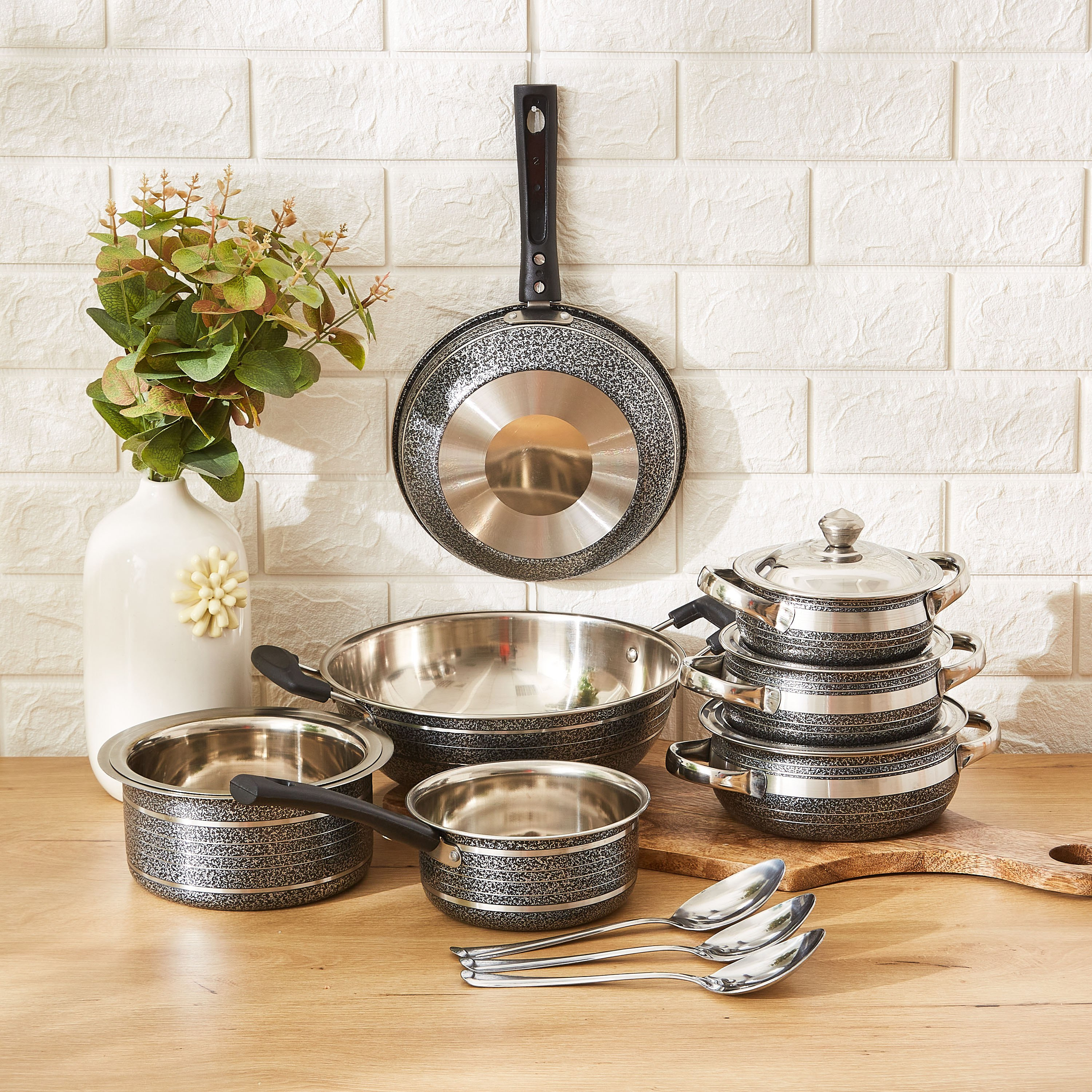 طقم أواني طهي ستانليس ستيل 14 قطعة من بريميا-hbxkitchen-kitchenware-foodpreparation-image-1