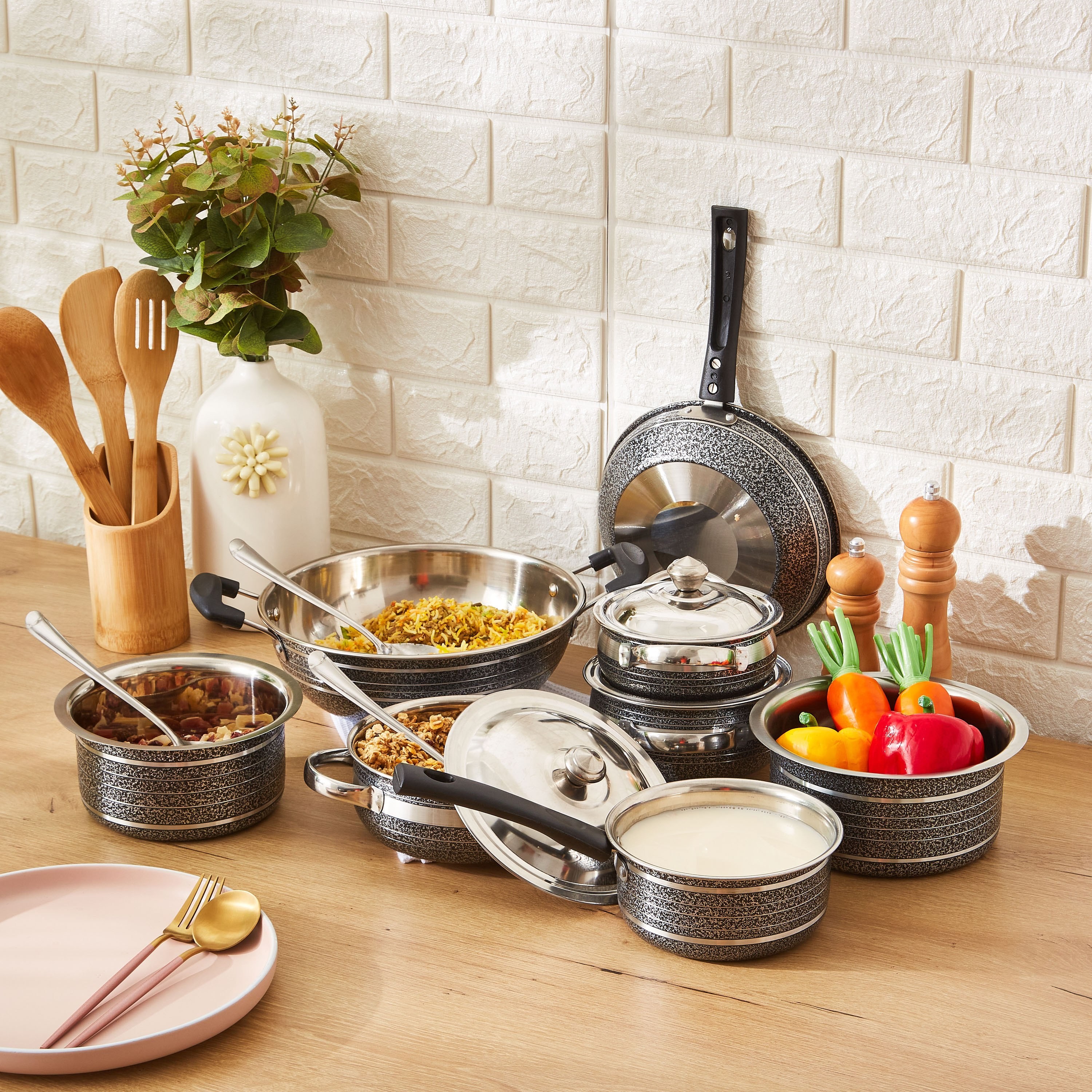 طقم أواني طهي ستانليس ستيل 14 قطعة من بريميا-hbxkitchen-kitchenware-foodpreparation-image-6