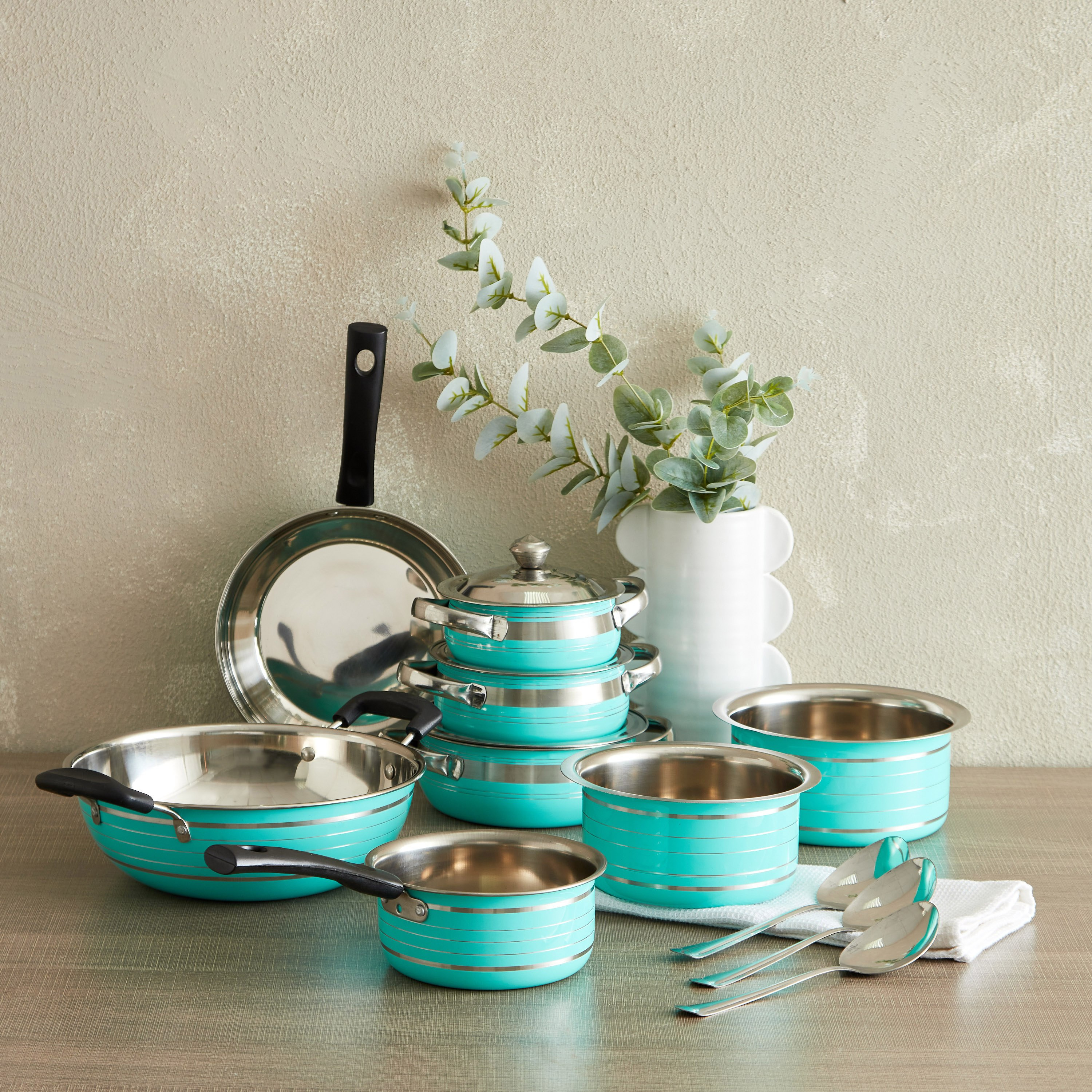 طقم أواني طهي ستانليس ستيل 14 قطعة من بريميا-hbxkitchen-kitchenware-foodpreparation-image-1