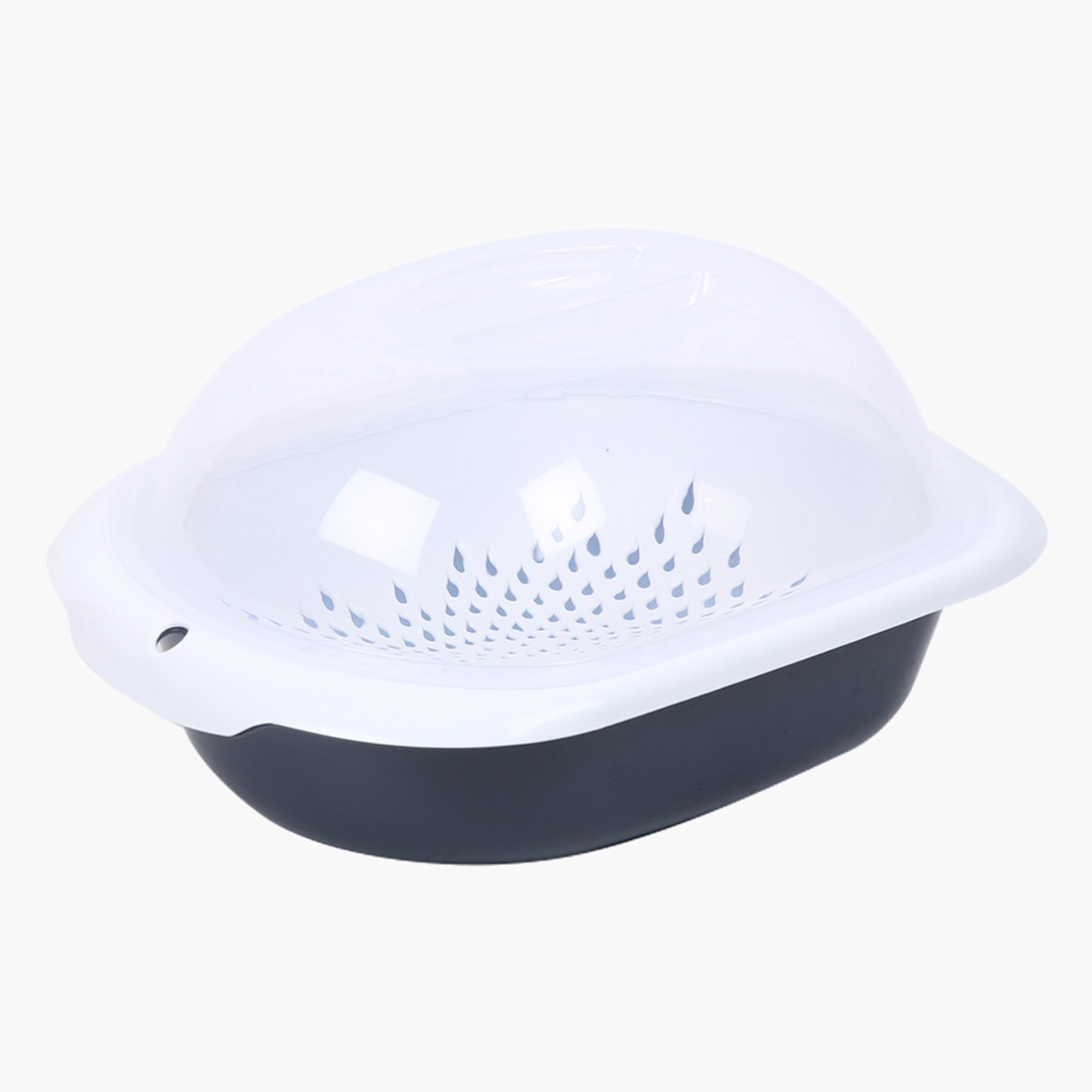 سلة صحية بطابقين وغطاء من إيليت- 32x23x12 سم-hbxkitchen-kitchenware-foodpreparation-image-2