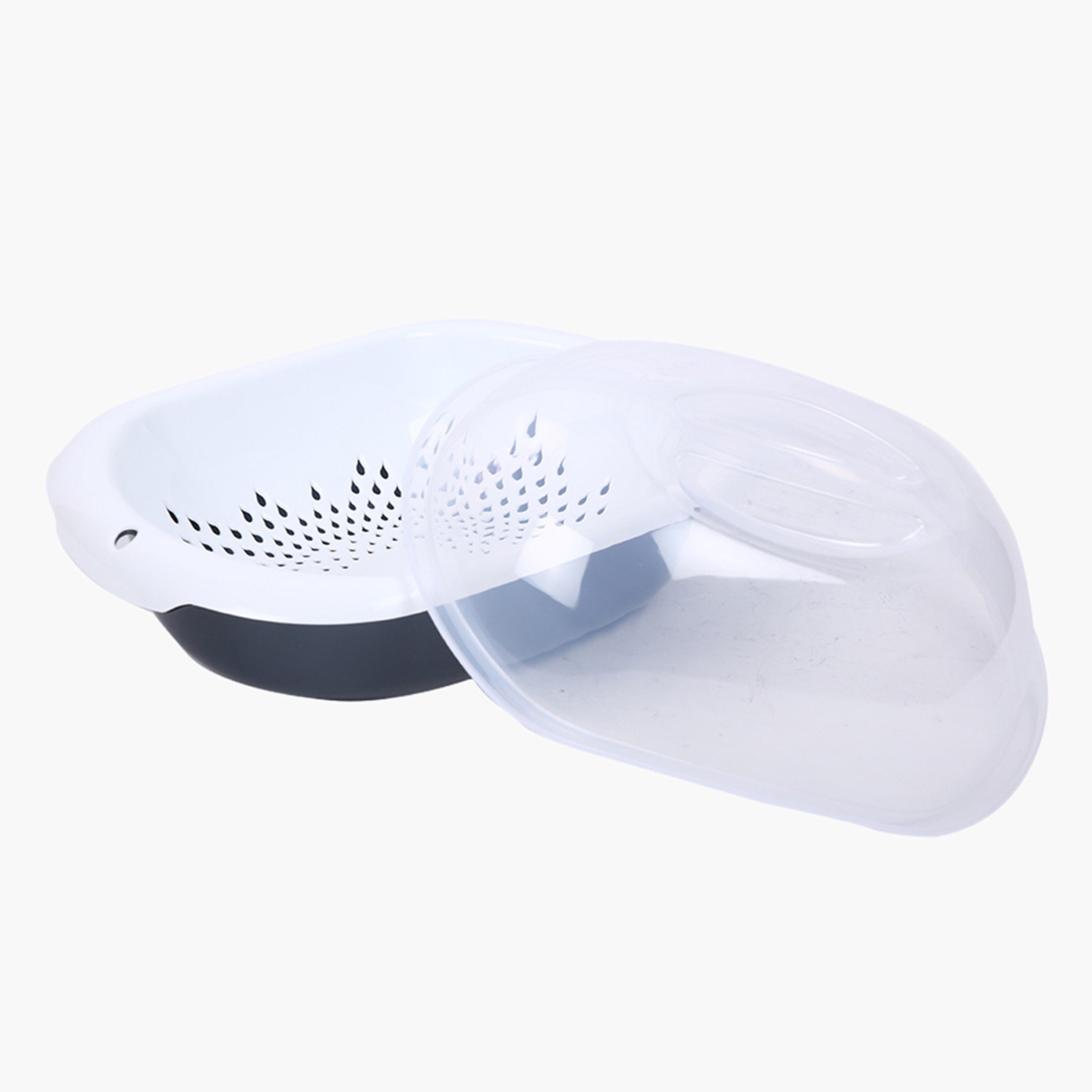 سلة صحية بطابقين وغطاء من إيليت- 32x23x12 سم-hbxkitchen-kitchenware-foodpreparation-image-3