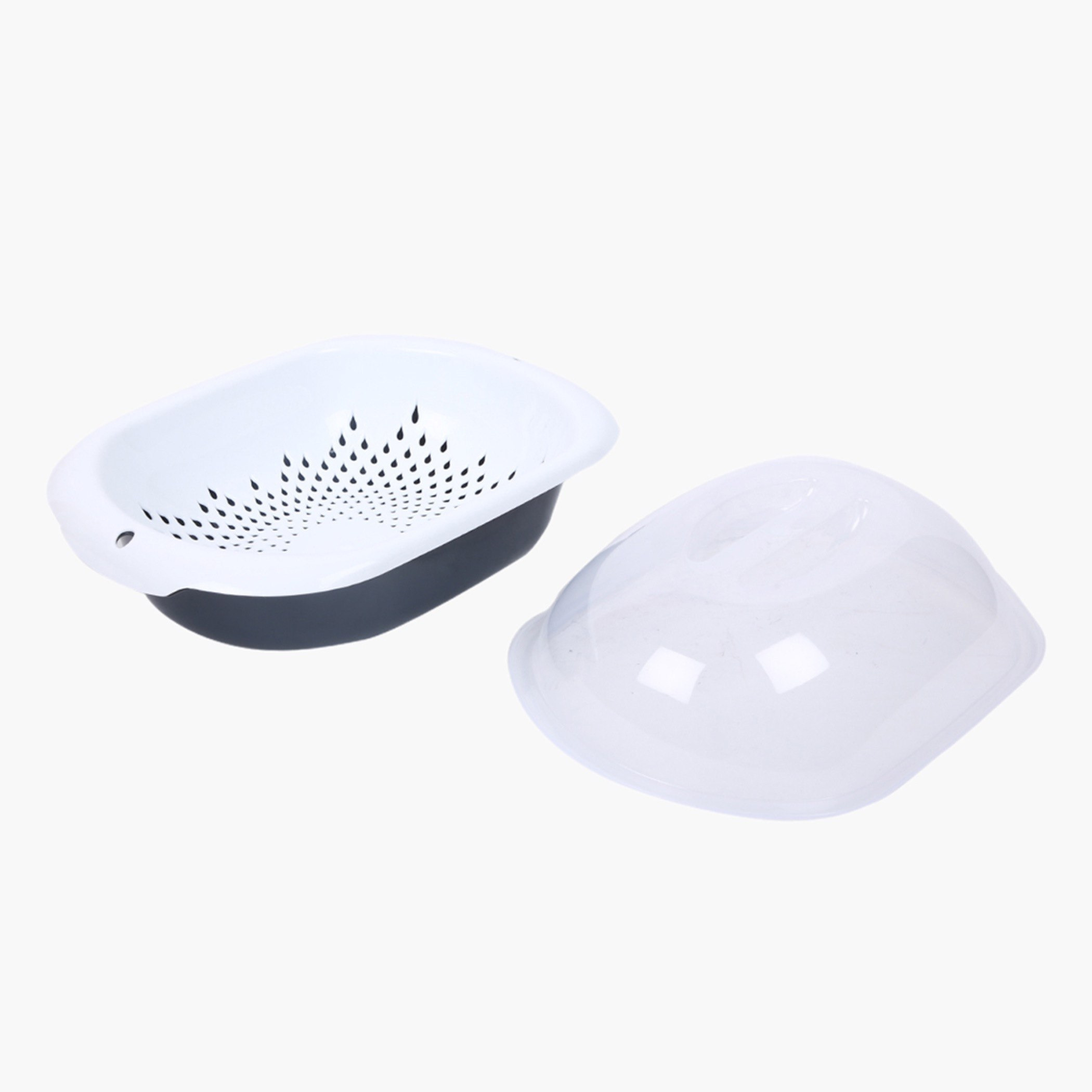 سلة صحية بطابقين وغطاء من إيليت- 32x23x12 سم-hbxkitchen-kitchenware-foodpreparation-image-4