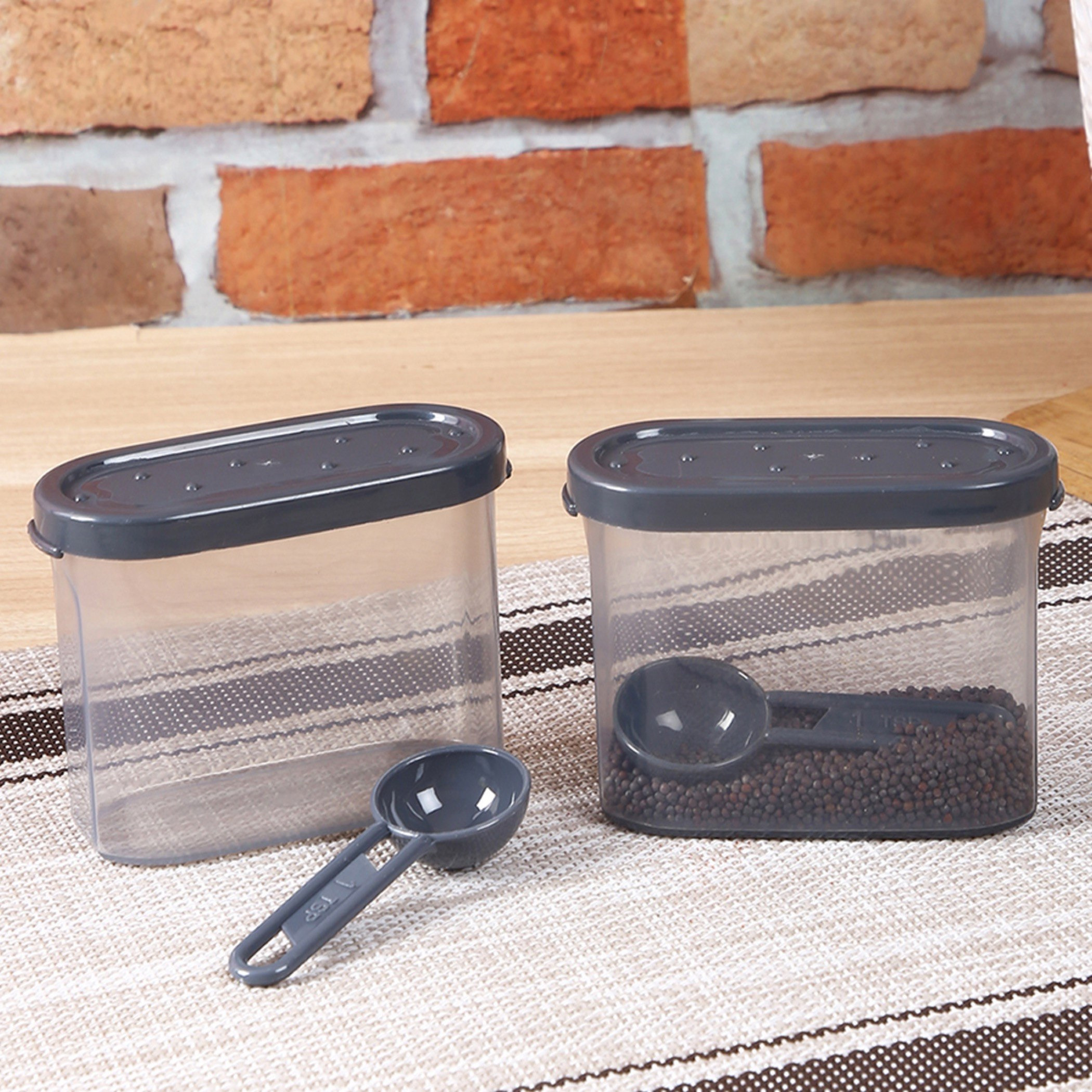 Elite 2-Piece Kitchen Container Set with Spoon - 210 ml-hbxhomeware-hbxkitchen-image-1