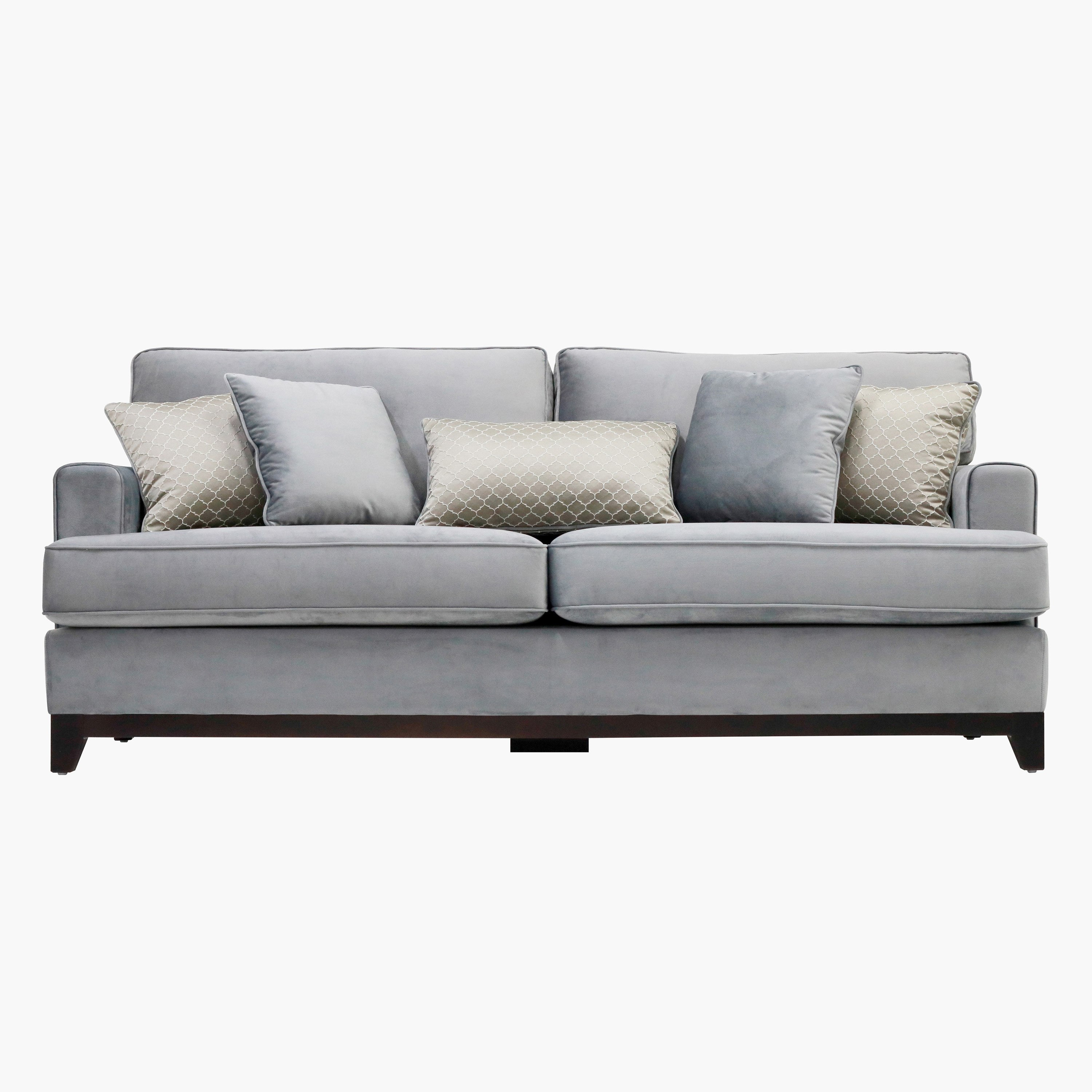 طقم كنب مخملي 3+2+1+1 مقاعد مع 11 وسادة من هاورا-hbxlivingroom-sofasandarmchairs-sofas-image-2