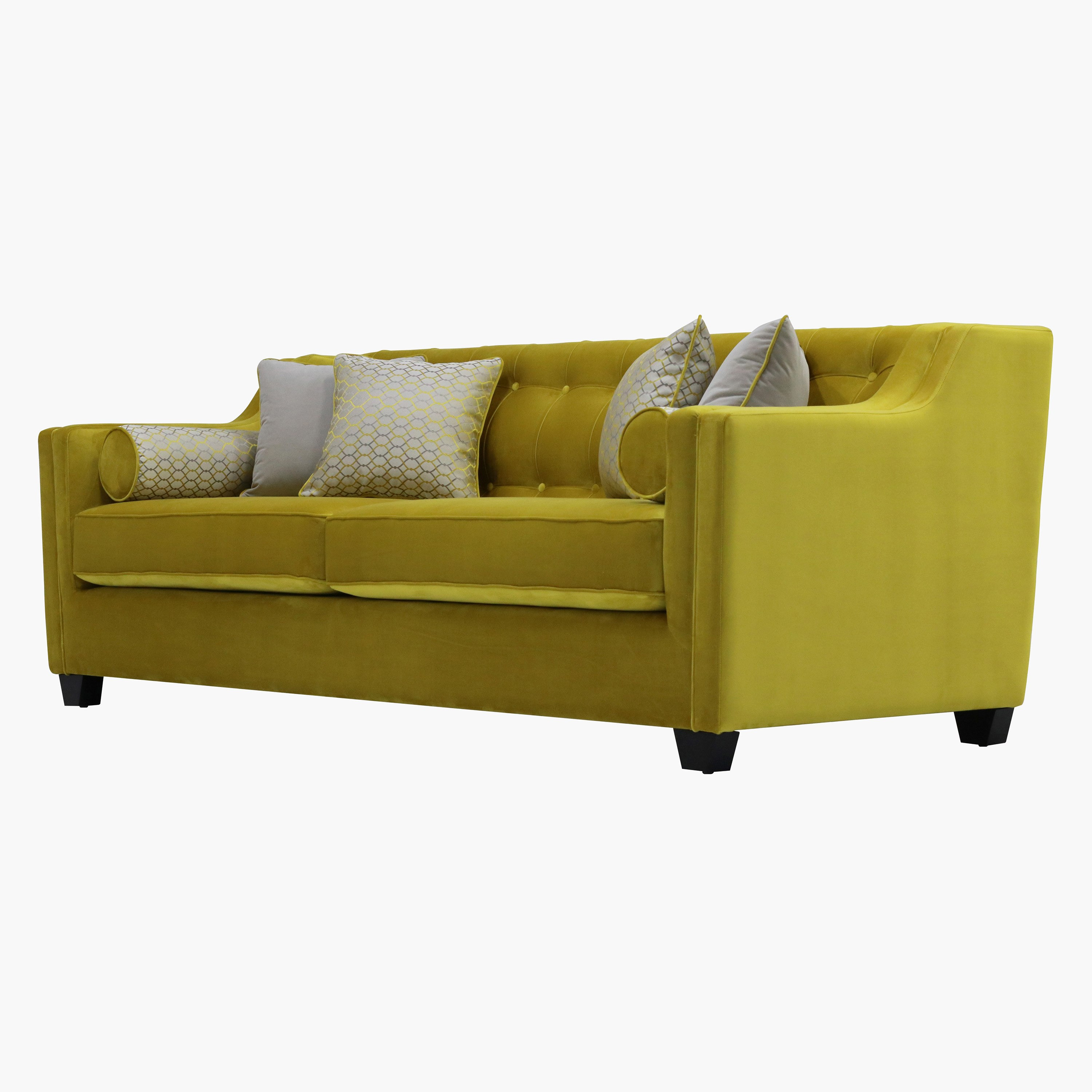 طقم كنب مخملي 3+2+1+1 مقاعد مع 6 وسائد و4 وسائد طويلة من ألبانيا-hbxlivingroom-sofasandarmchairs-sofas-image-3