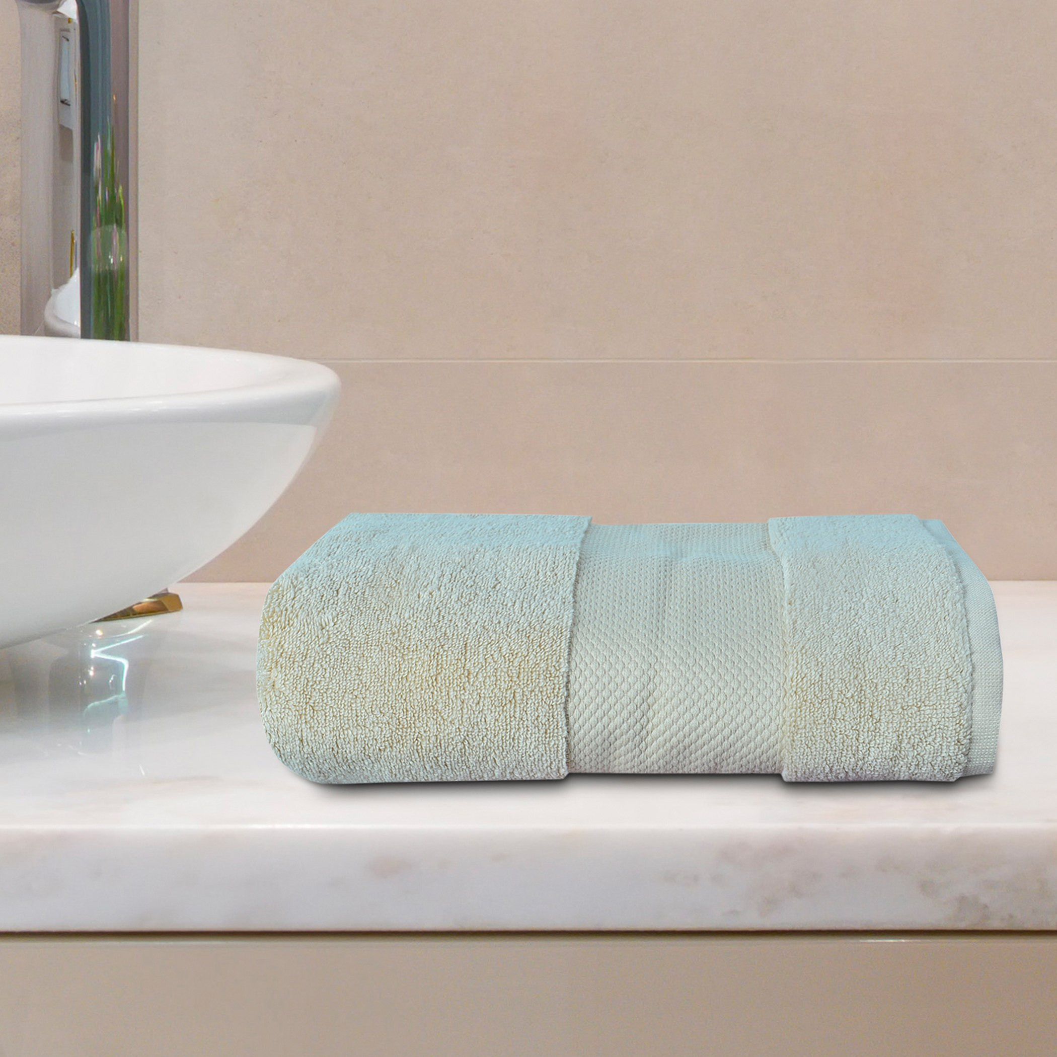 منشفة حمام قطن خالية من الالتواءات من ميلا - 68x137 سم-hbxbathroom-bathroomtextiles-image-1